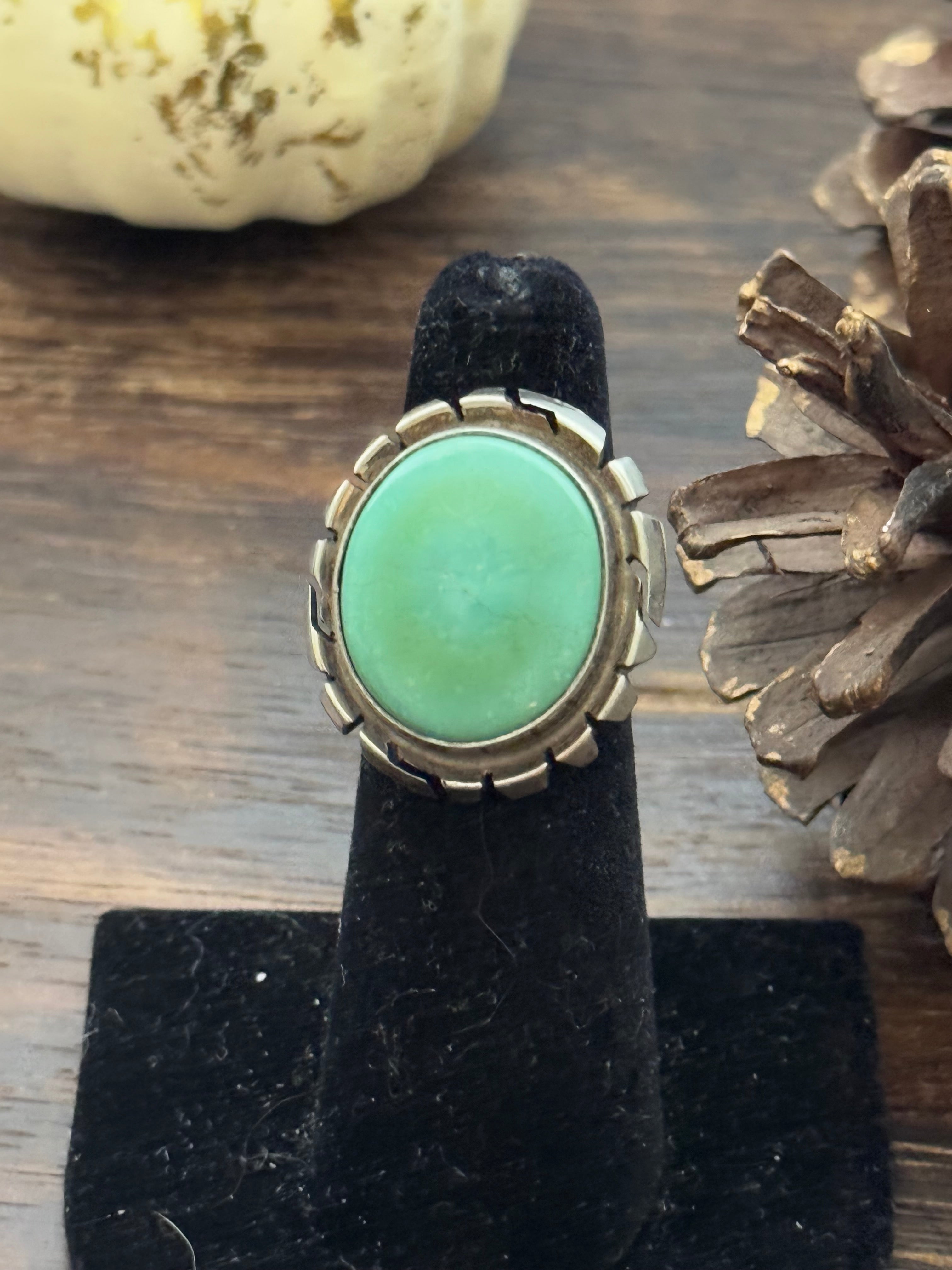 Peggy Skeets Turquoise & Sterling Silver Ring