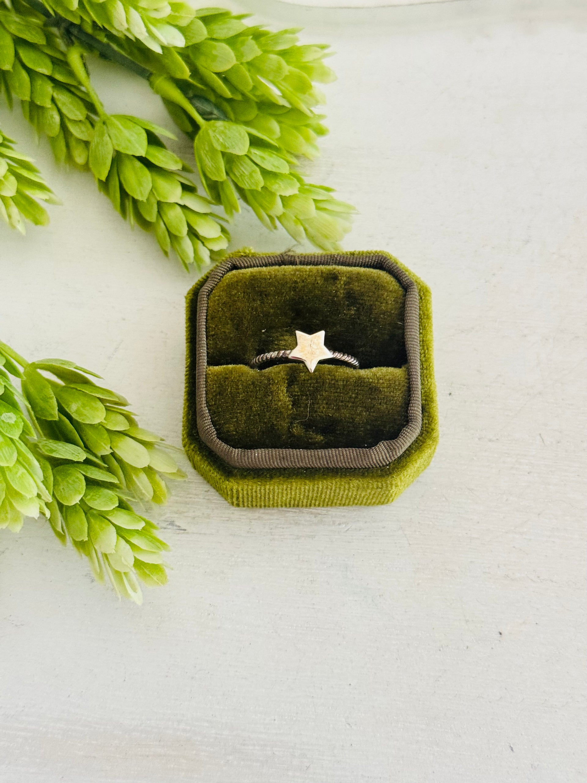 Southwest Made Sterling Sliver Star Ring Size 8.5