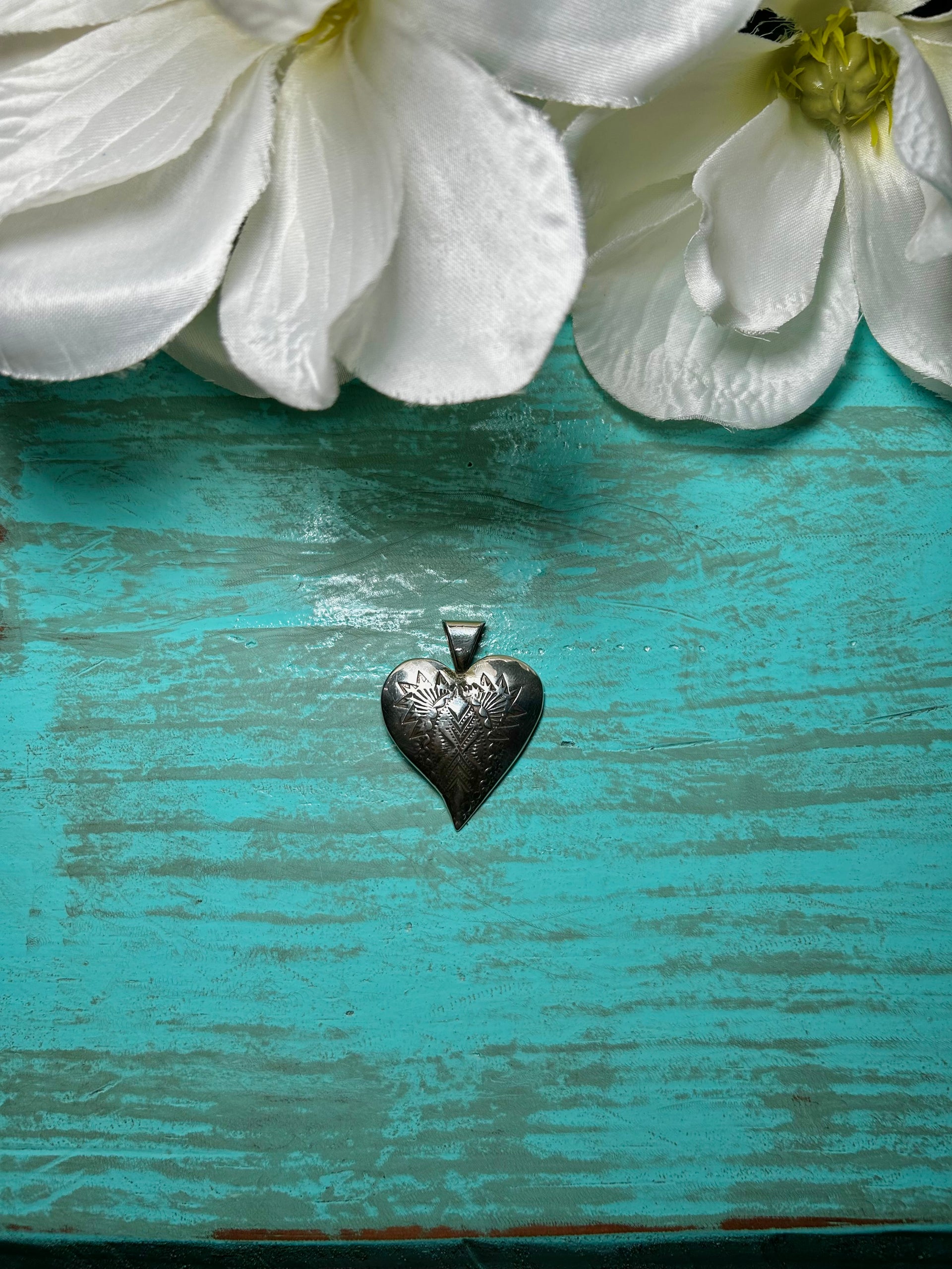 Navajo Made Sterling Silver Pendant