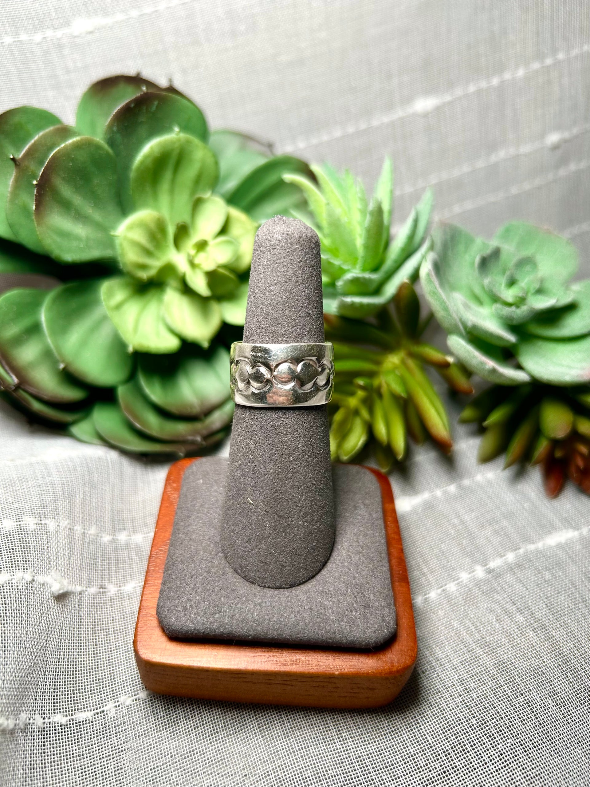 Navajo Made Sterling Silver Ring Size 6.5