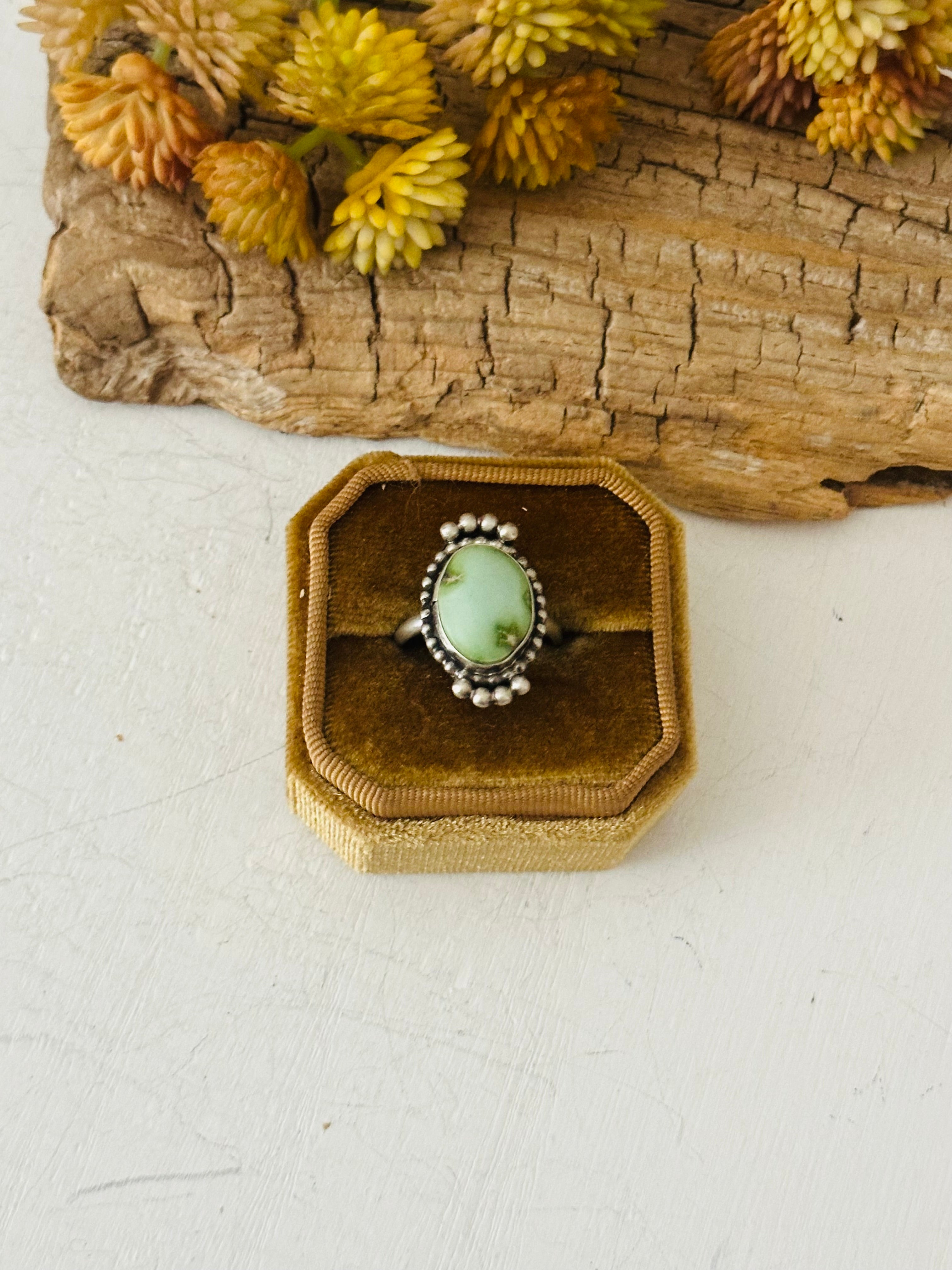 Navajo Made Turquoise & Sterling Silver Ring