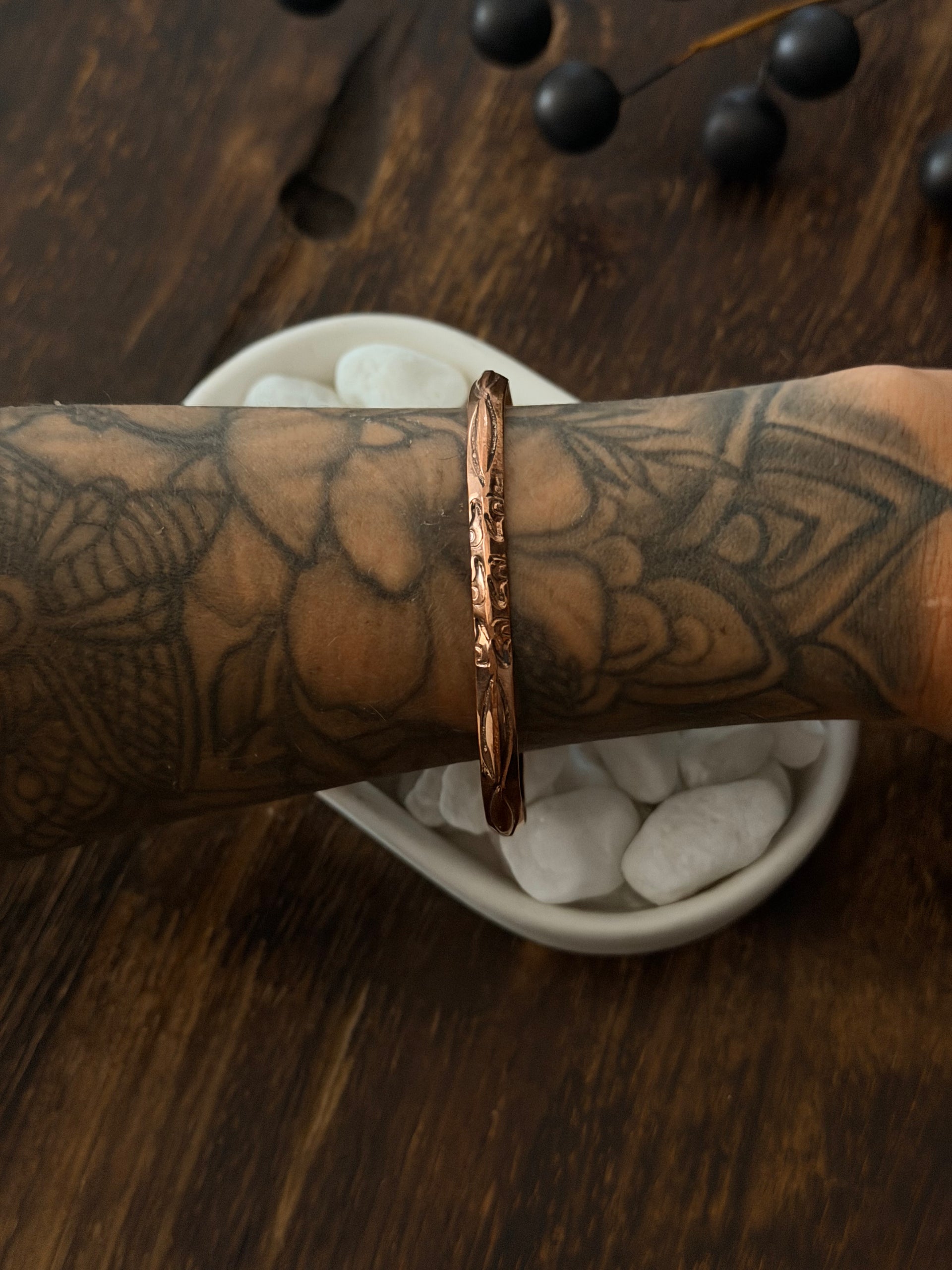 Navajo Made Copper Cuff Bracelet