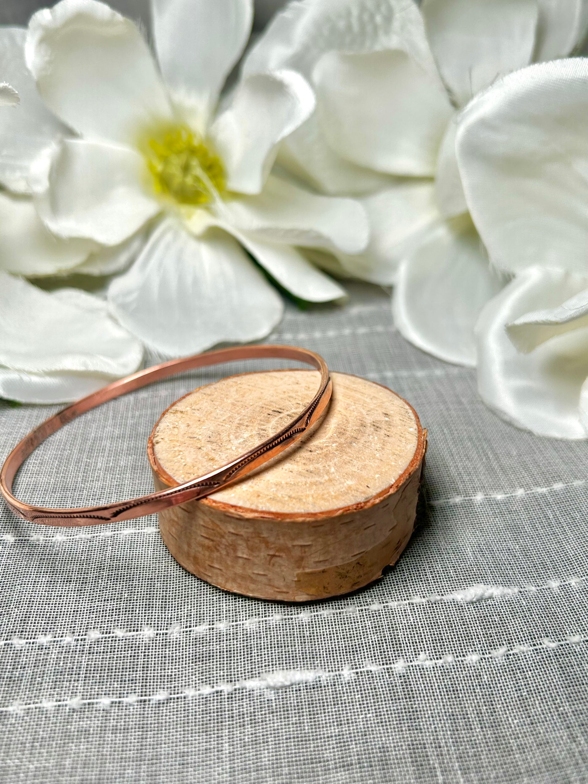 Navajo Made Copper Bangle Bracelet