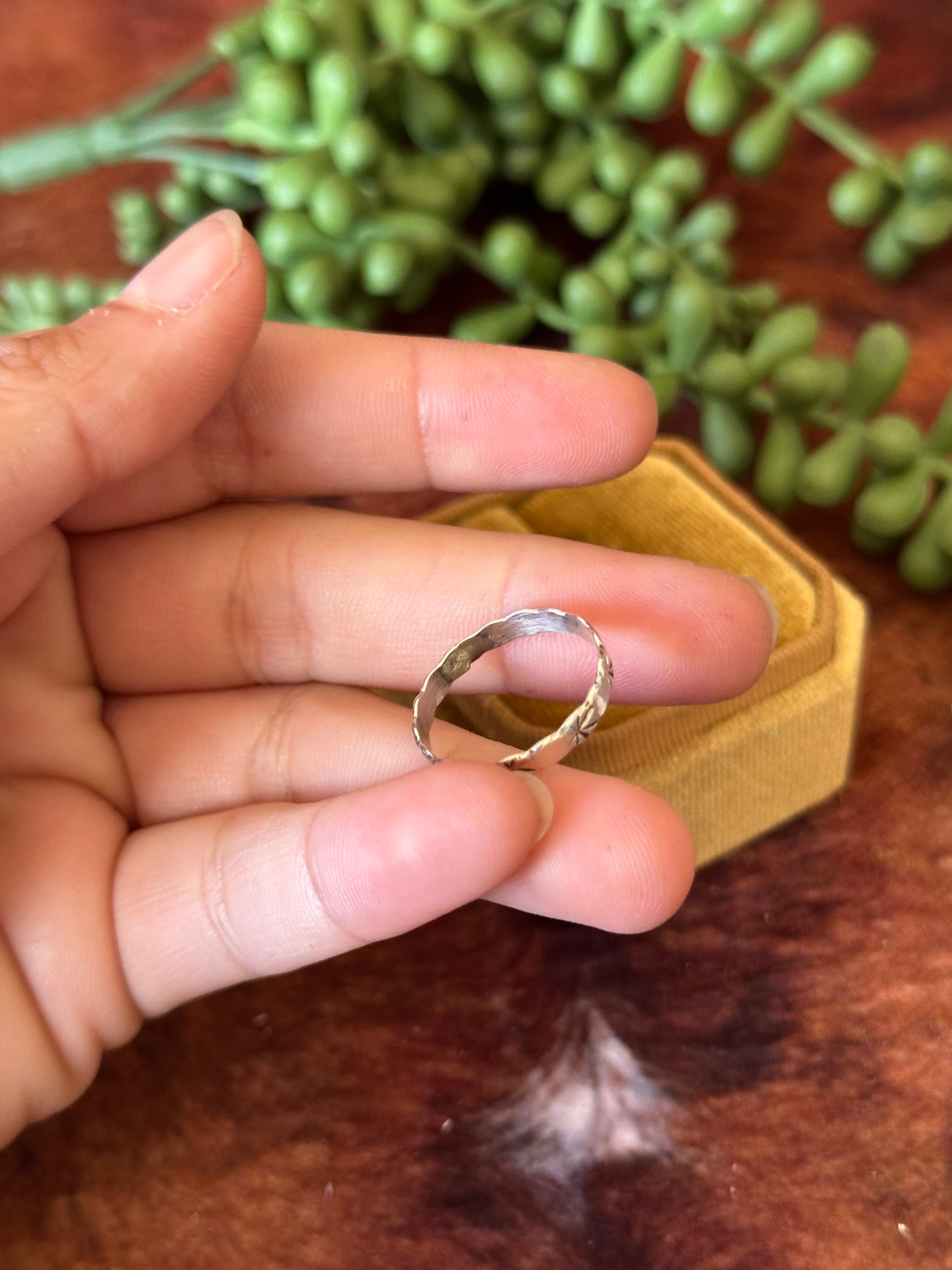 Navajo Made Sterling Silver Ring