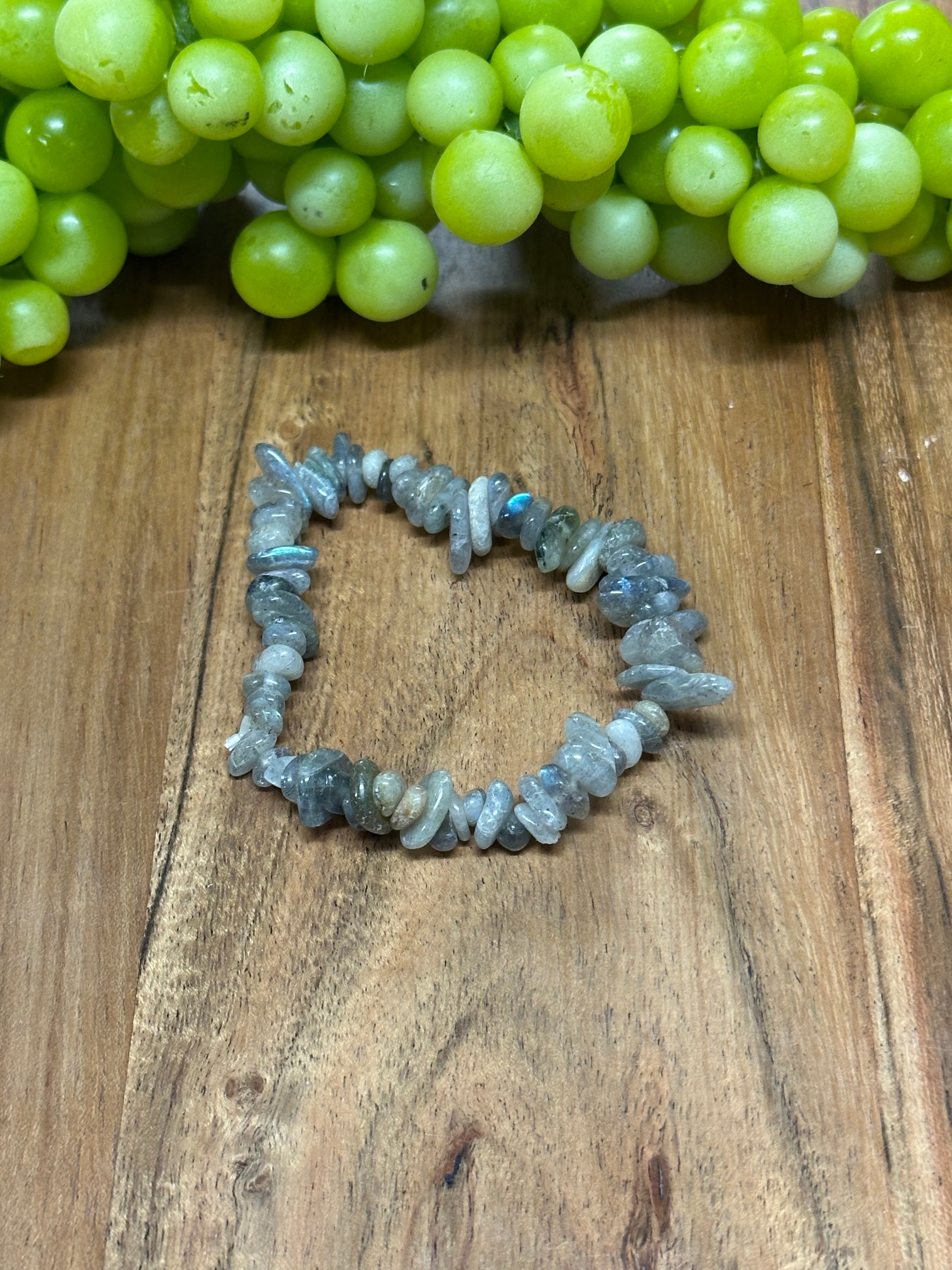 Southwest Strung Moon Stone Bracelet