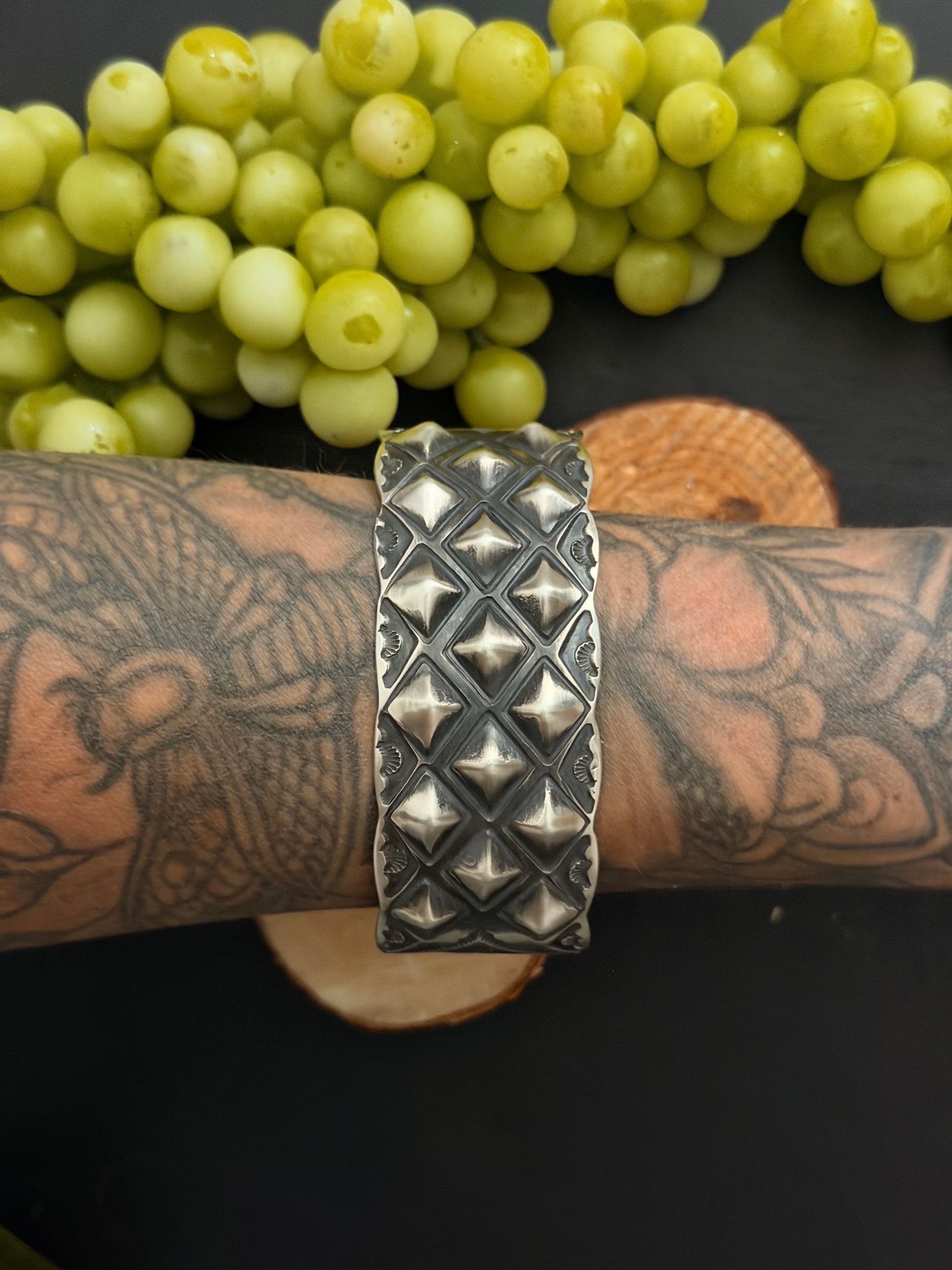 Leander Tahe Sterling Silver Cuff Bracelet