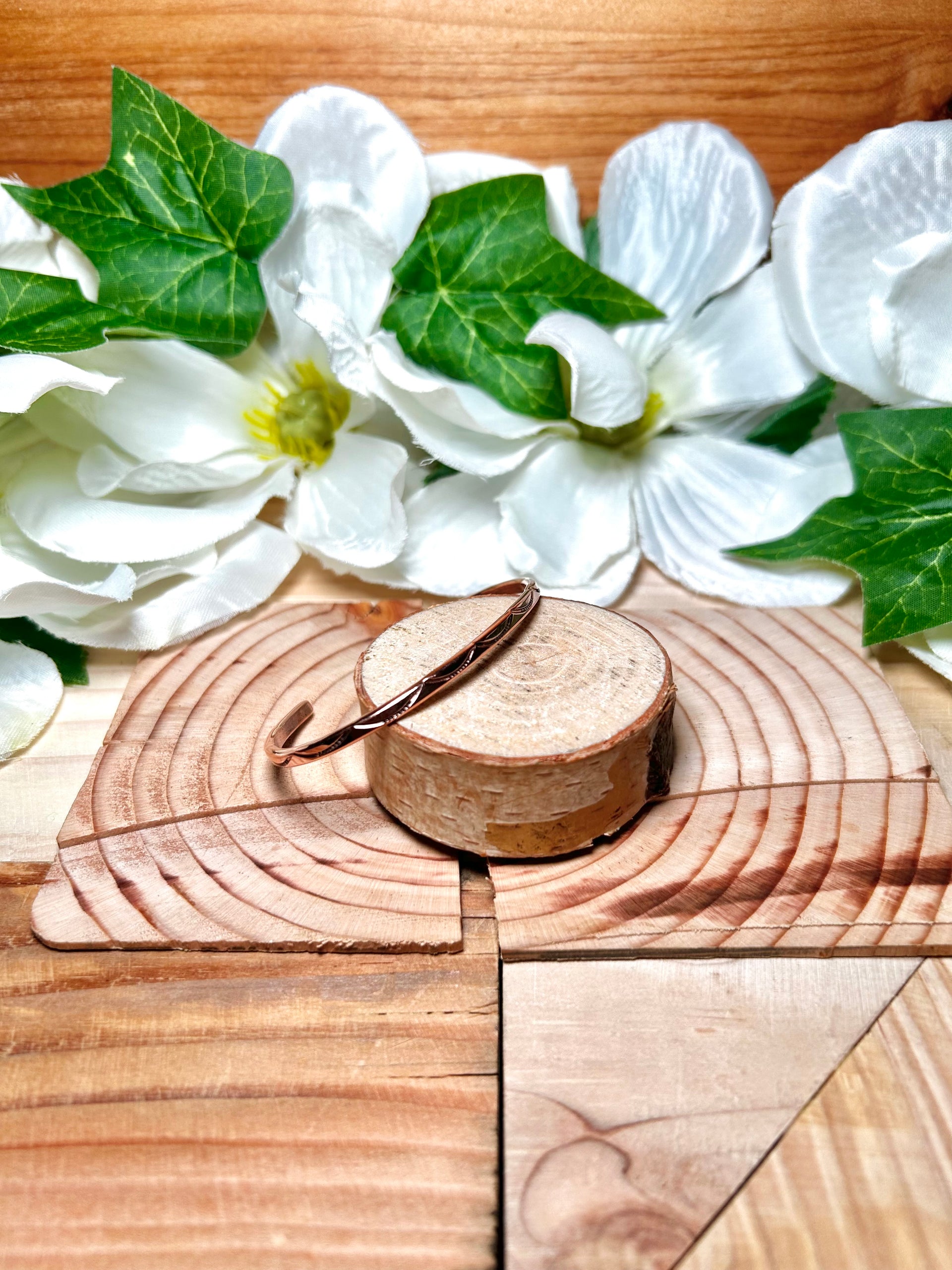Navajo Made Copper Cuff Bracelet