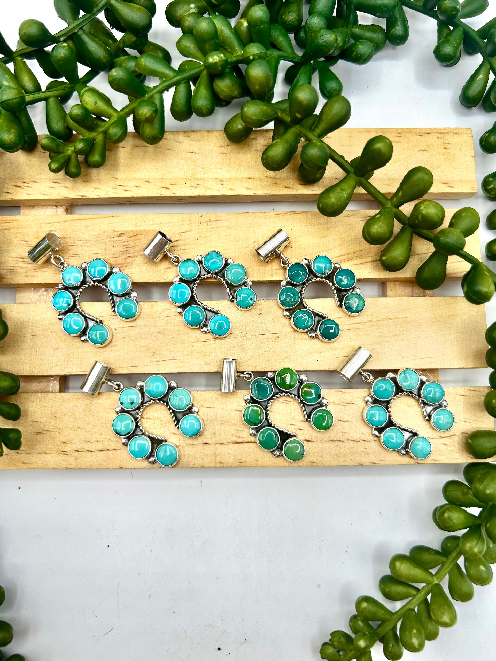 Martín Perry Kingman Turquoise & Sterling Silver Pendant
