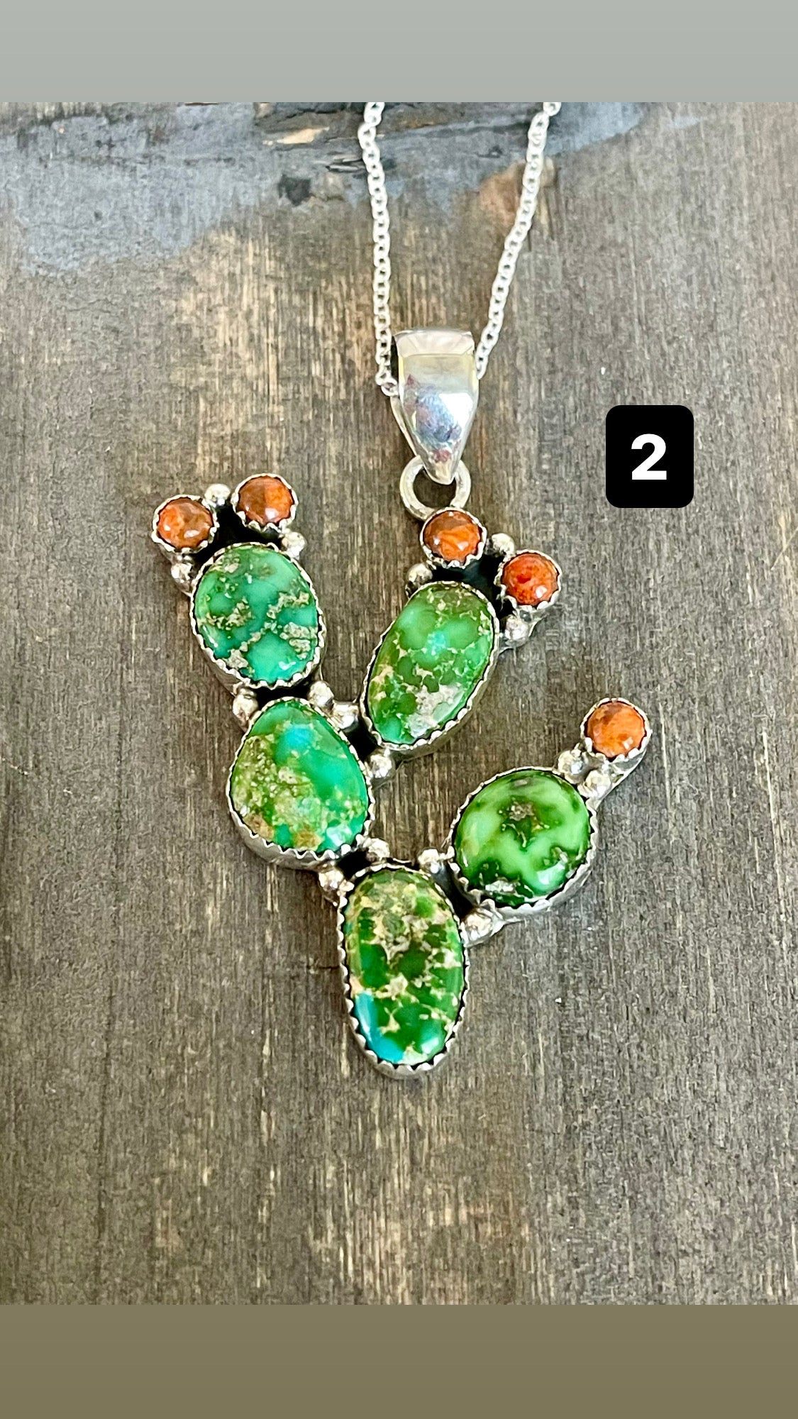 Southwest Handmade Multi Stone & Sterling Silver Necklace