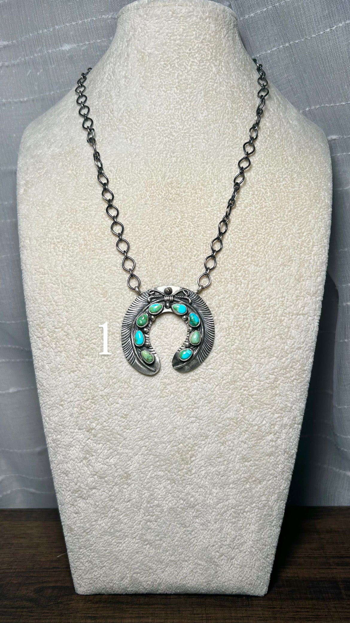 Kobe Martinez Sonoran Mountain Turquoise & Sterling Silver Necklace