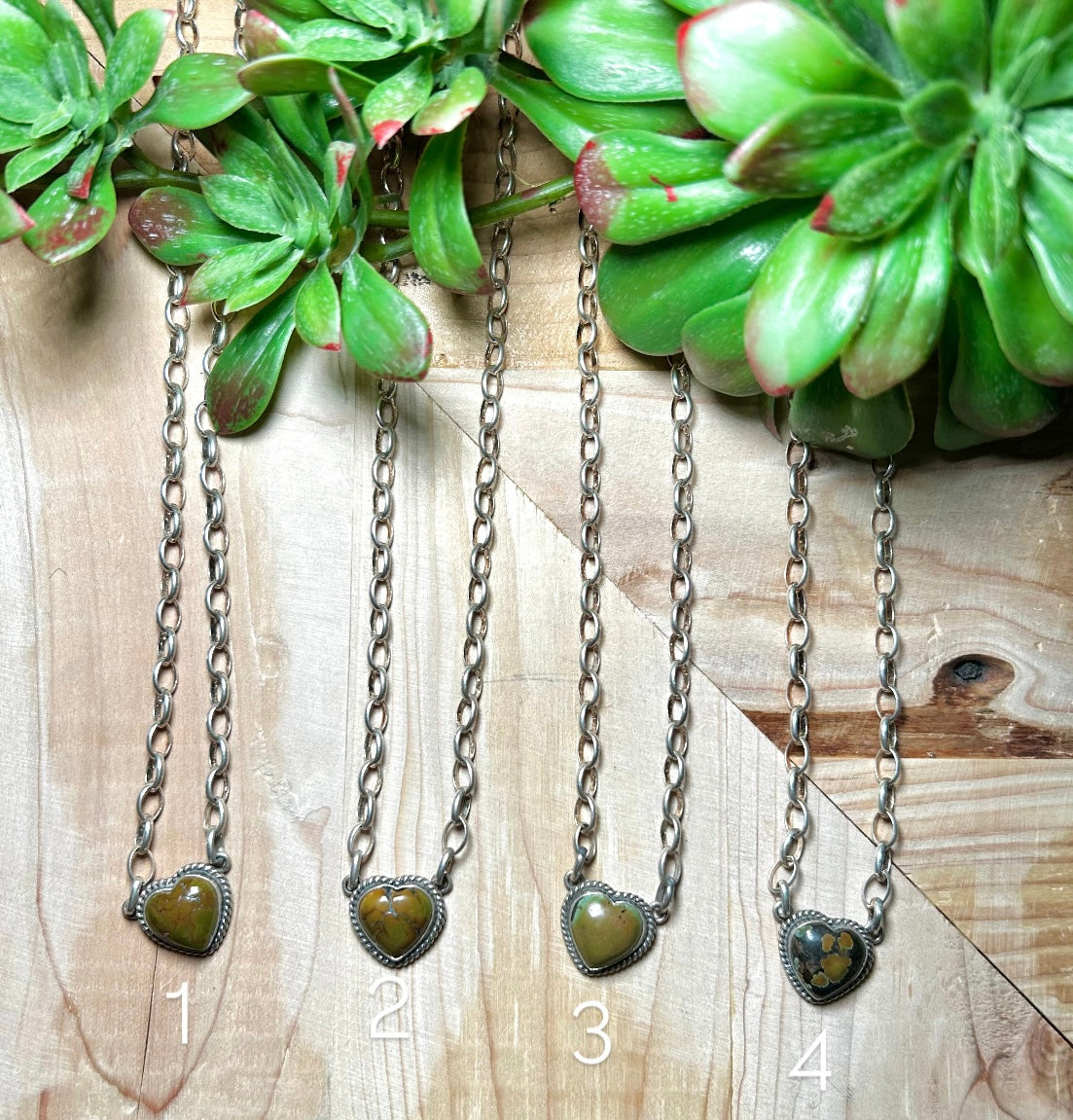 Navajo Made Hubei Turquoise & Sterling Silver Necklace