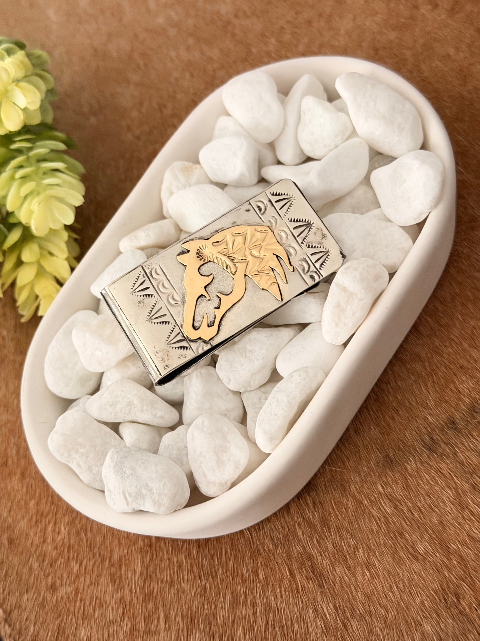 Navajo Made Sterling Silver Money Clip