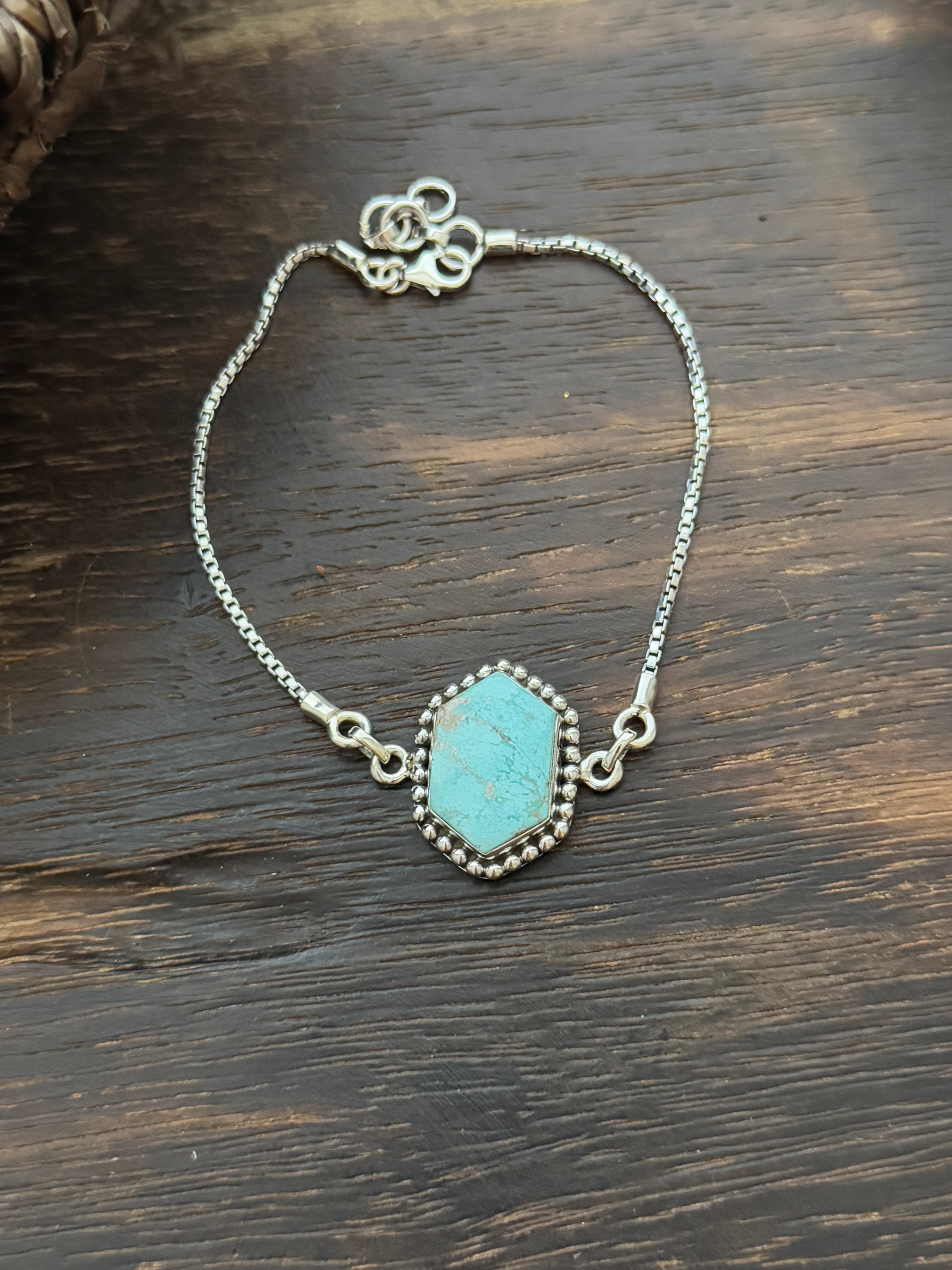 TTD Kingman Turquoise & Sterling Silver Bracelet