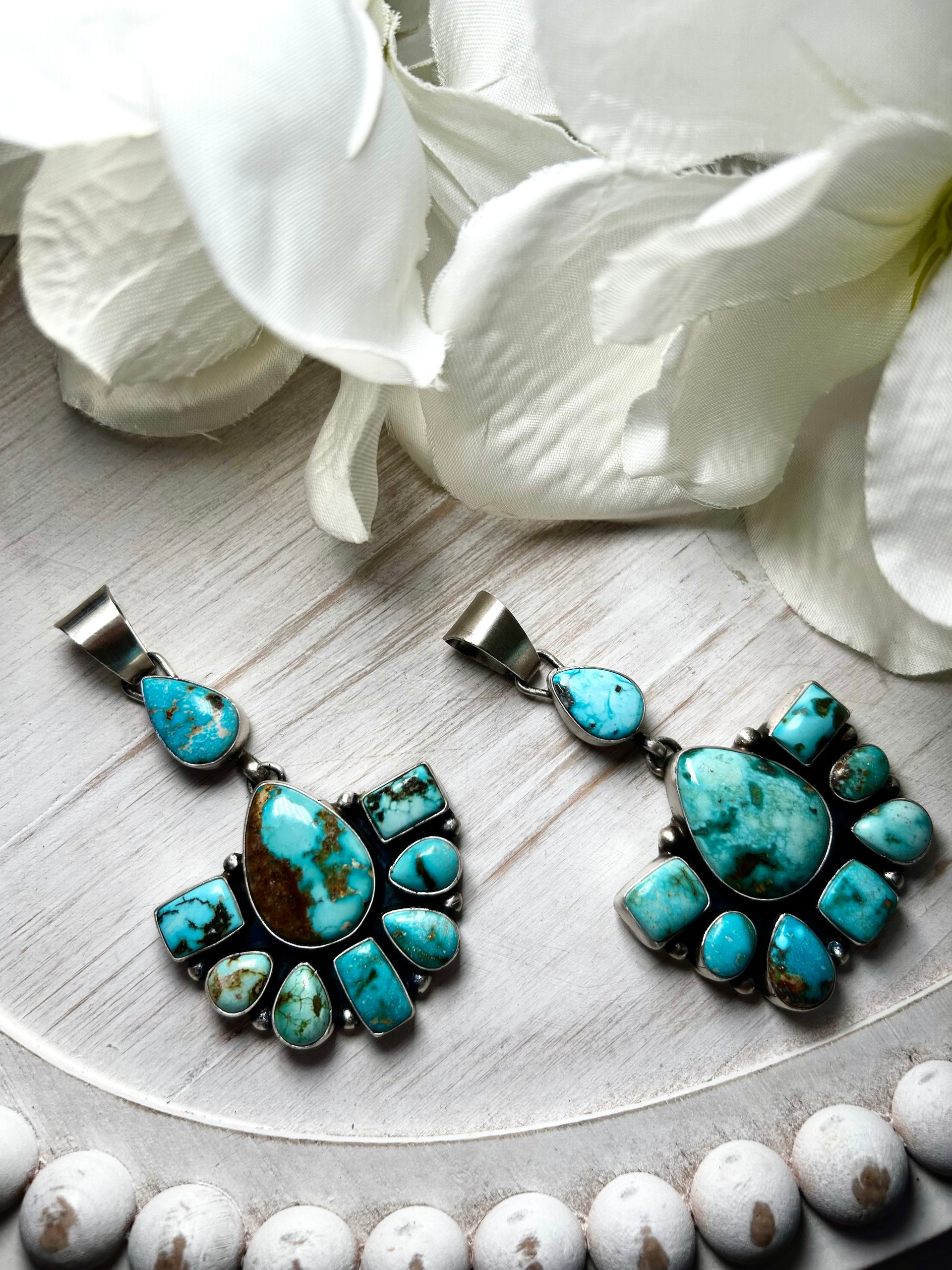 Kathleen Livingston Royston Turquoise & Sterling Silver Pendant