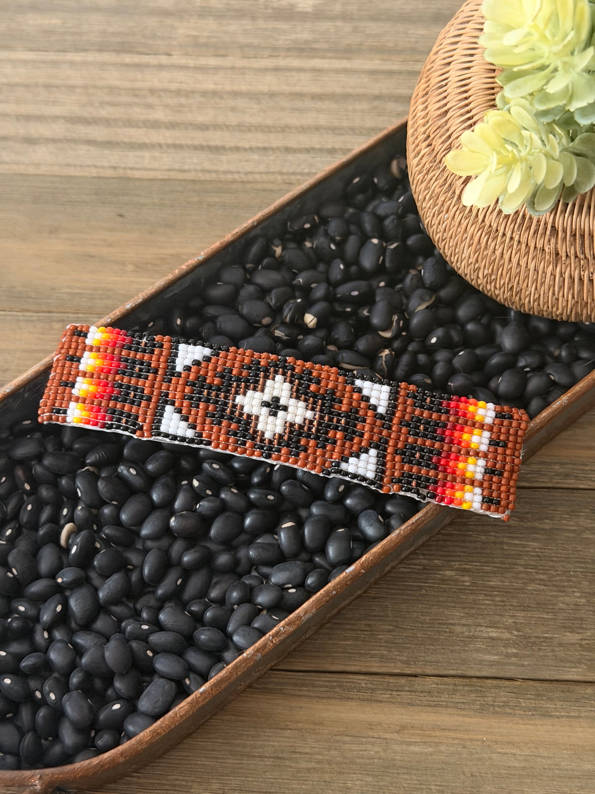 Navajo Made Beaded Hair Barrette