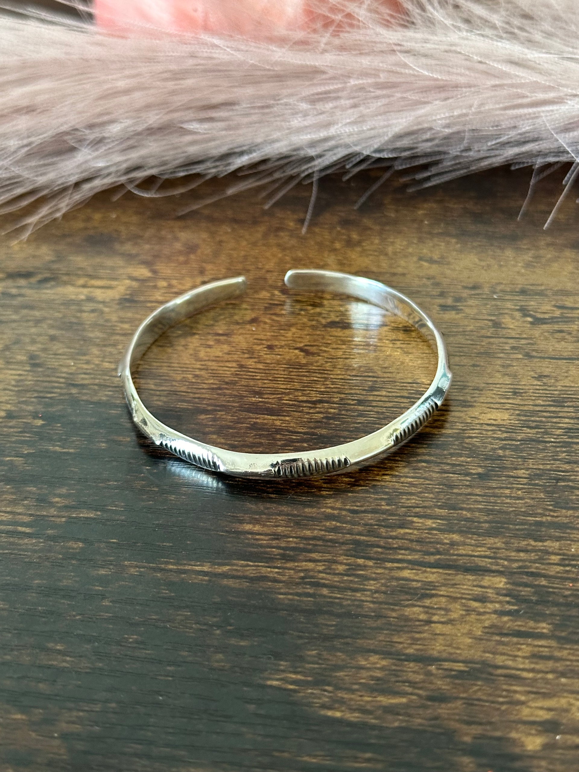 Southwest Made Sterling Silver Cuff Bracelet