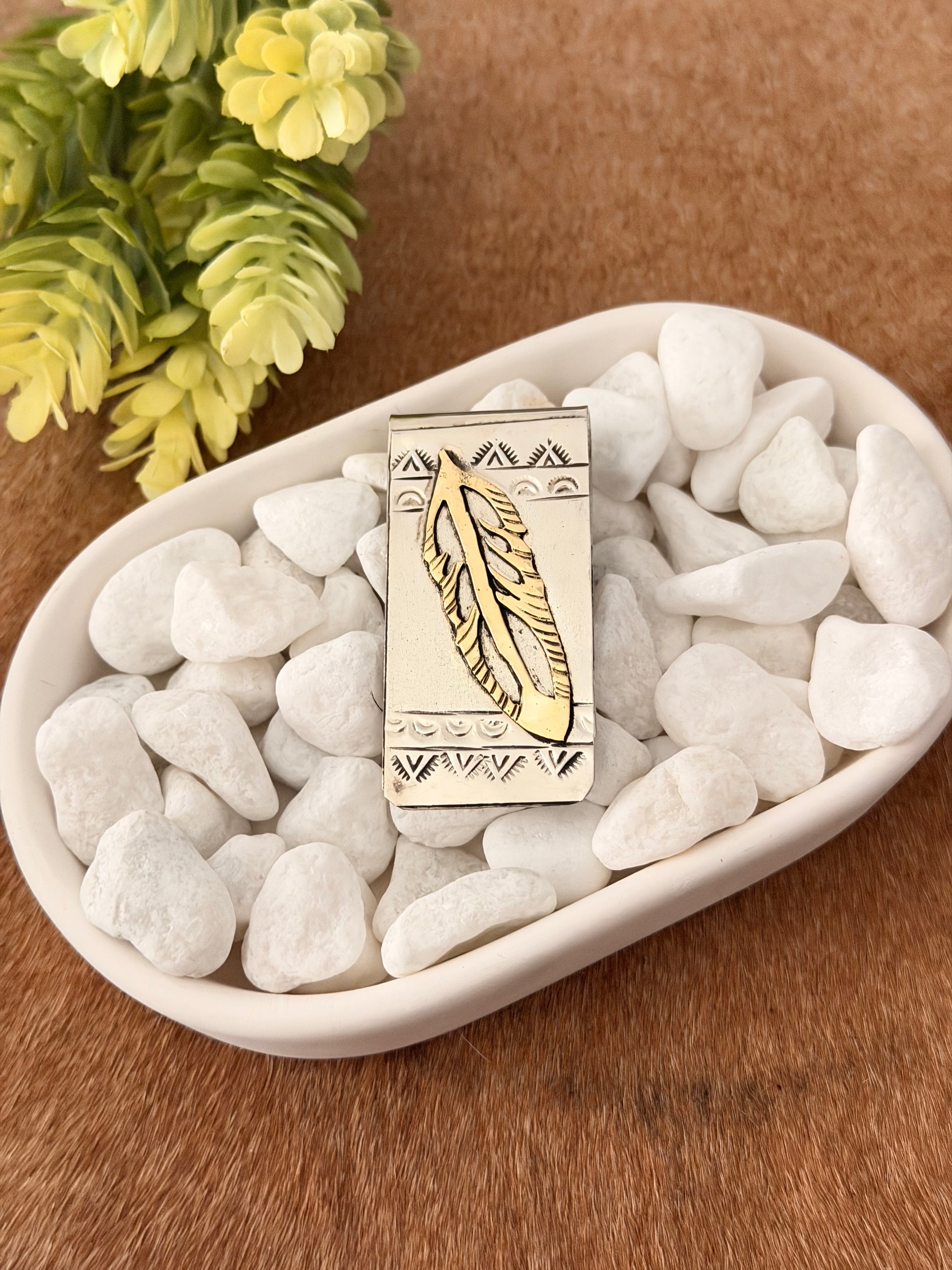 Navajo Made Sterling Silver Money Clip