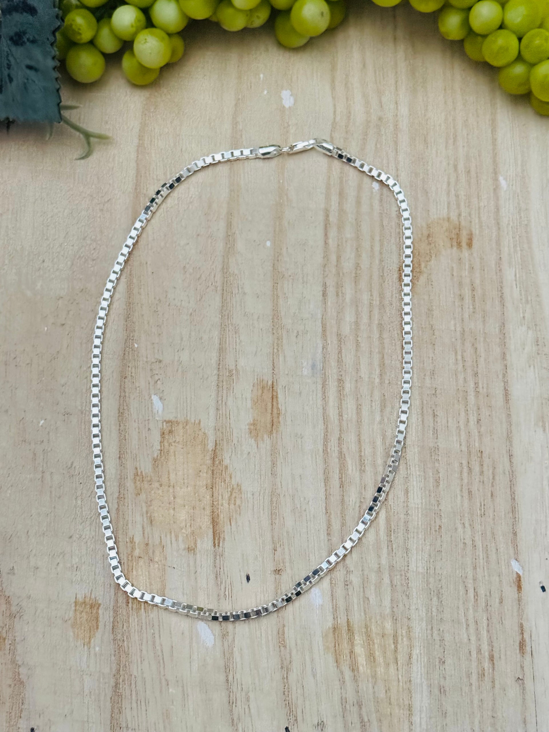 Sterling Silver Italian Links Necklace