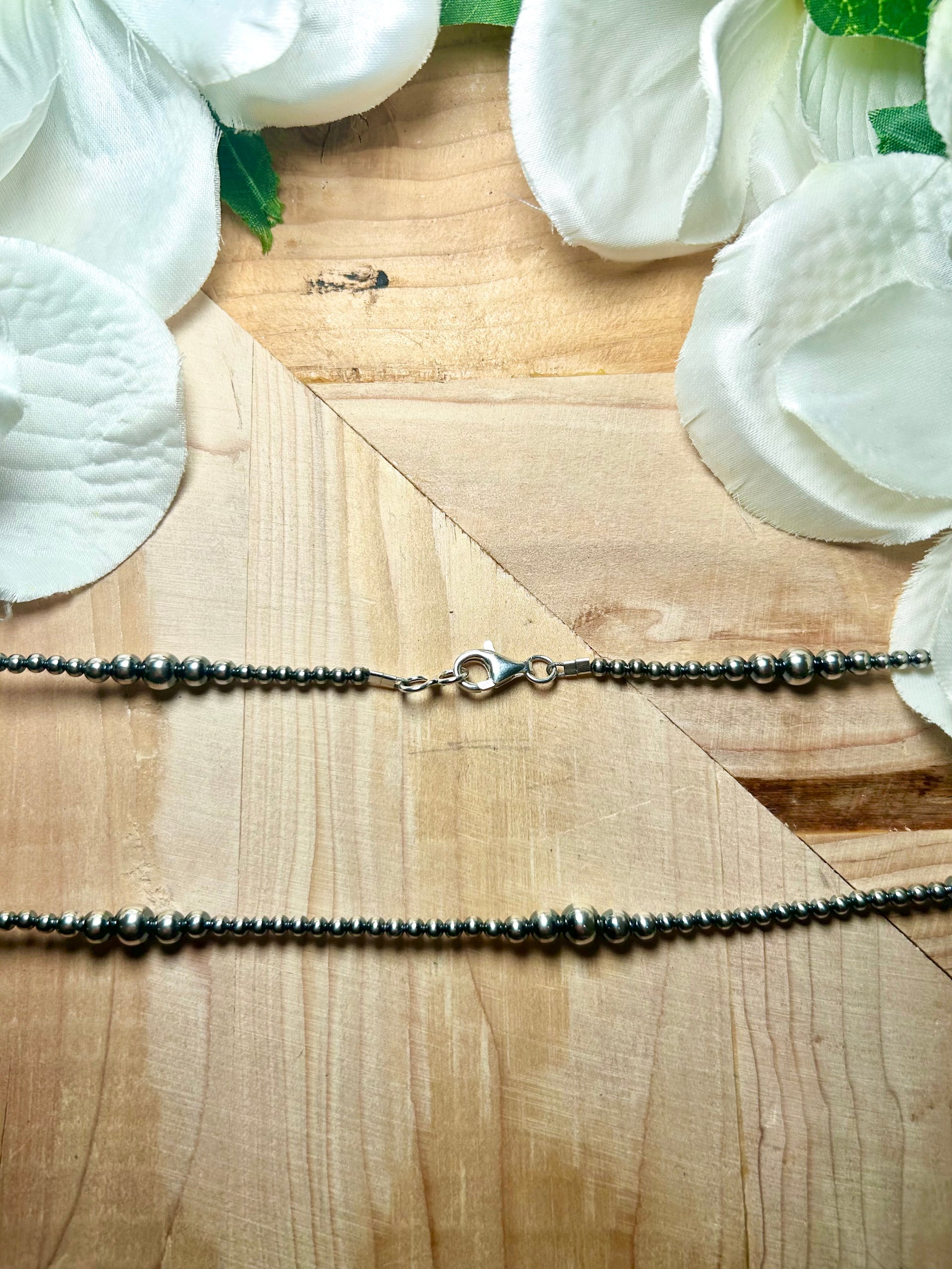 Navajo Made Sterling Silver Necklace