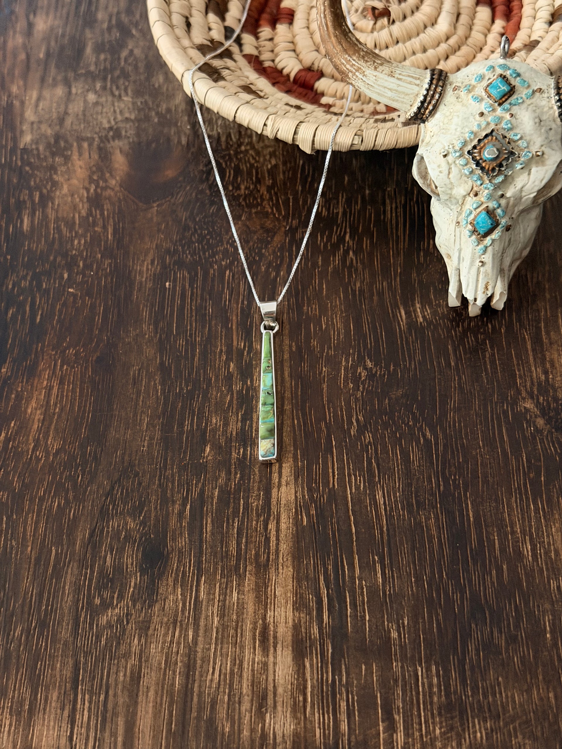 Rick Tolino Sonoran Gold Turquoise & Sterling Silver Necklace