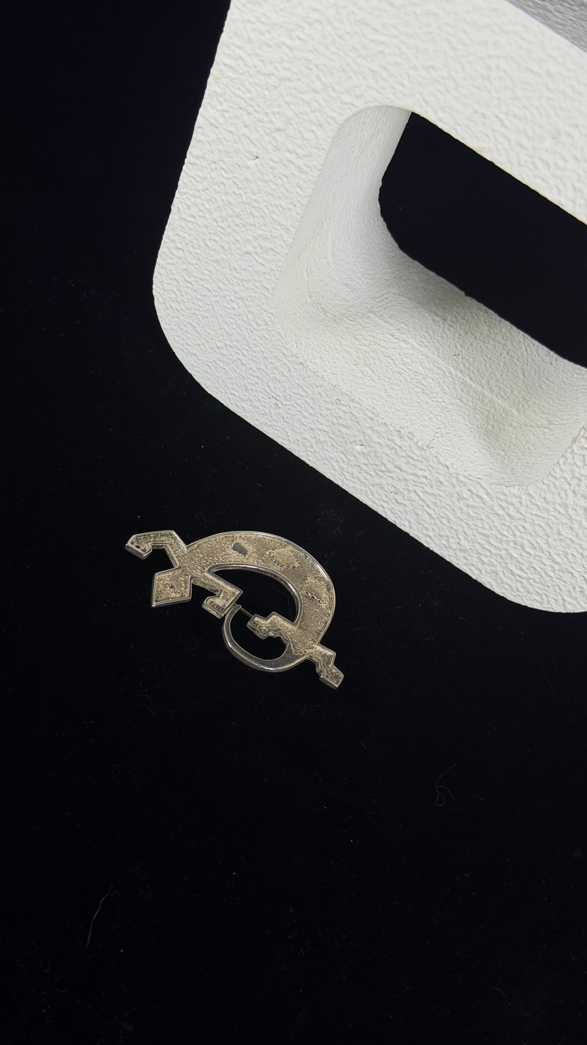 OLD PAWN Navajo Made Sterling Silver Pin