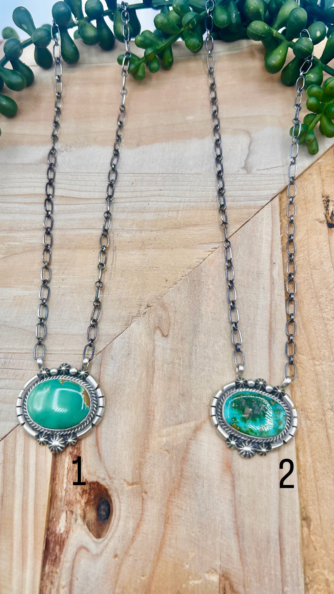 Sam Yellowhair Sonoran Gold Turquoise & Sterling Silver Cluster Necklace