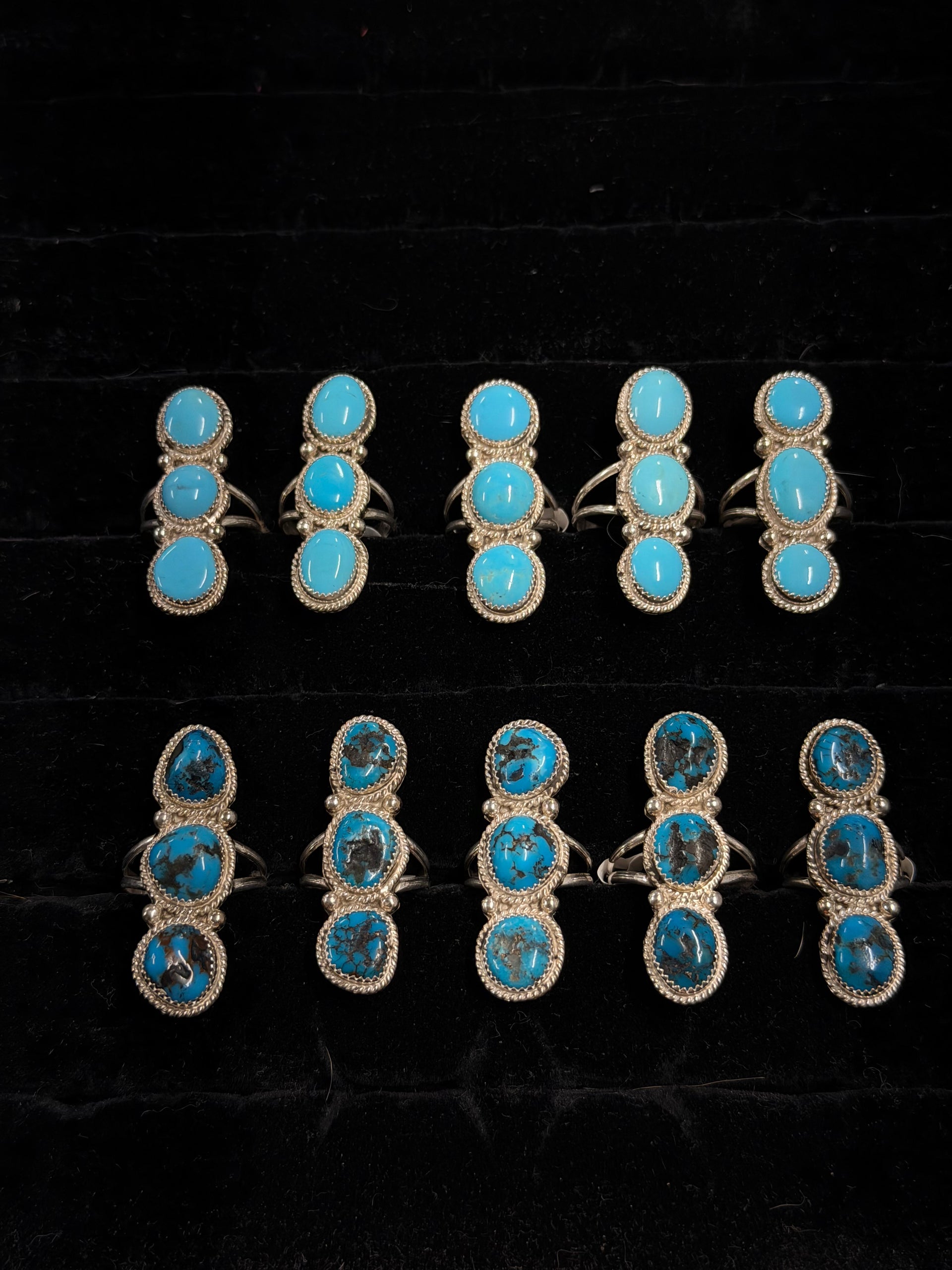 Peggy Skeets Kingman Turquoise & Sterling Silver Ring