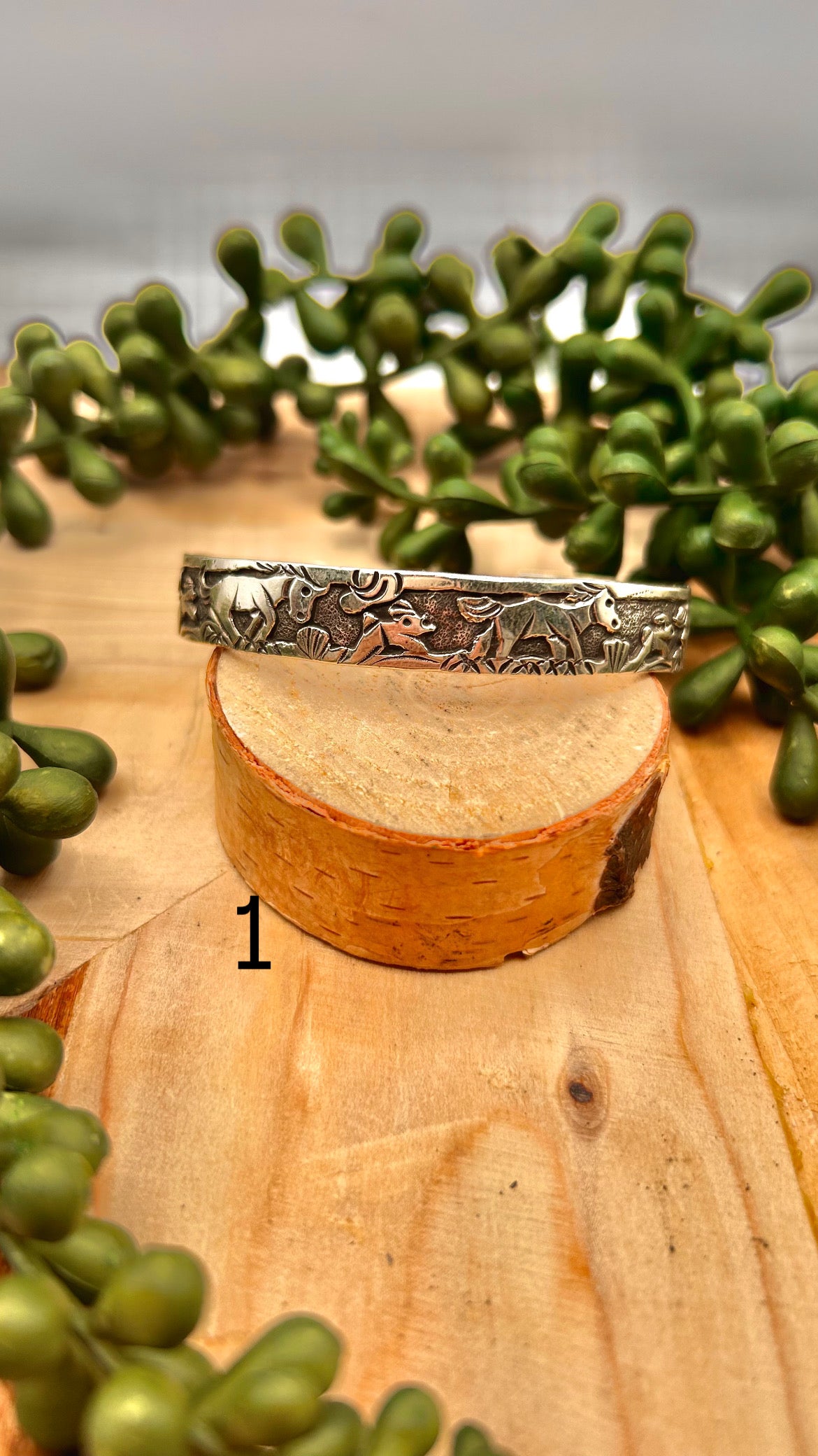 Lloyd Becenti  Sterling Silver Cuff Bracelet
