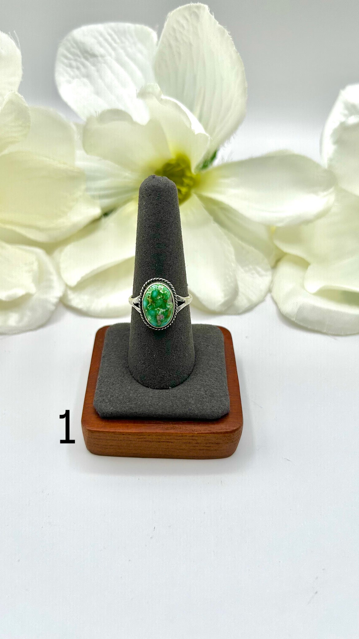 Jerryson Henio Sonoran Gold  Turquoise & Sterling Silver Ring
