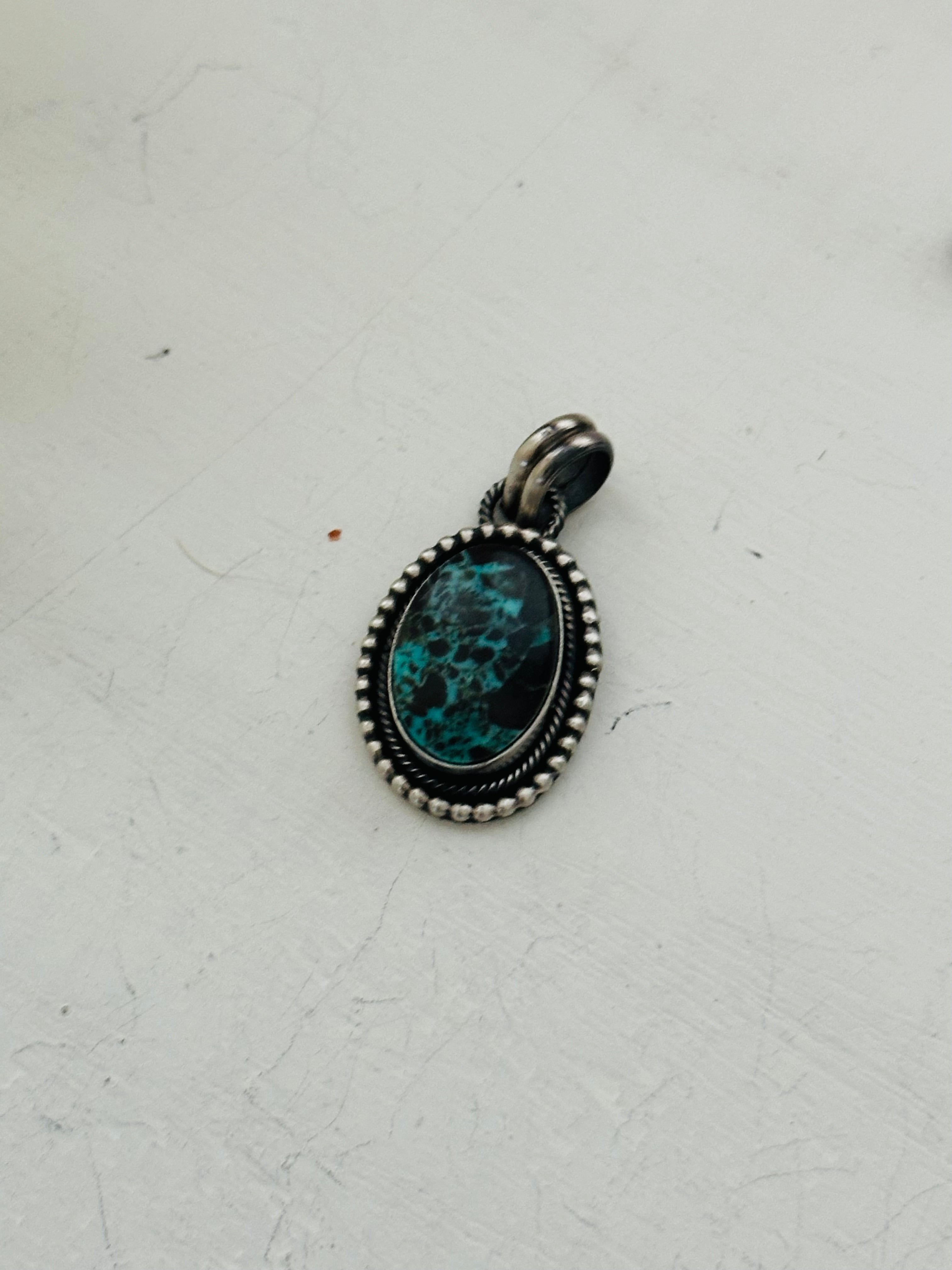 Scott Skeets Royston Turquoise & Sterling Silver Pendants