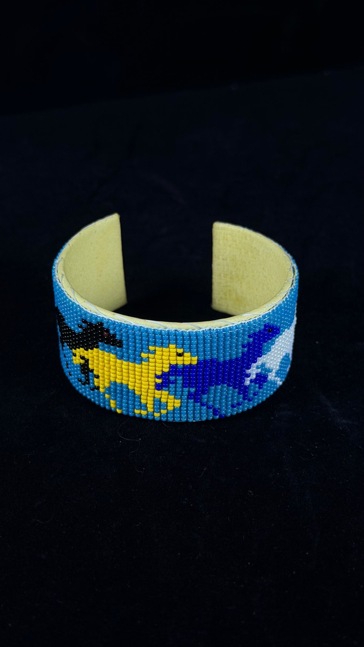 Navajo Made Beaded Cuff Bracelet