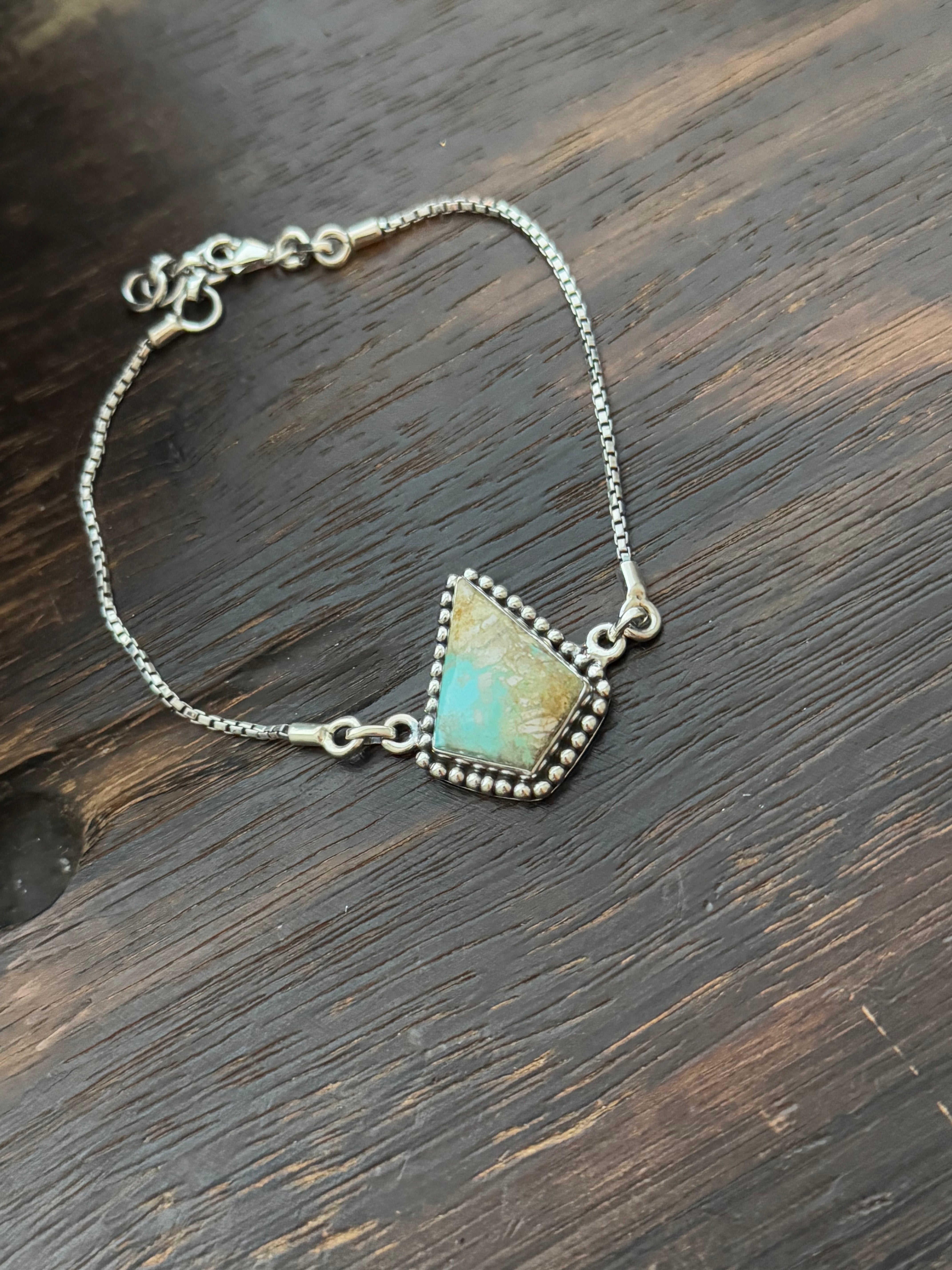 TTD Kingman Turquoise & Sterling Silver Bracelet