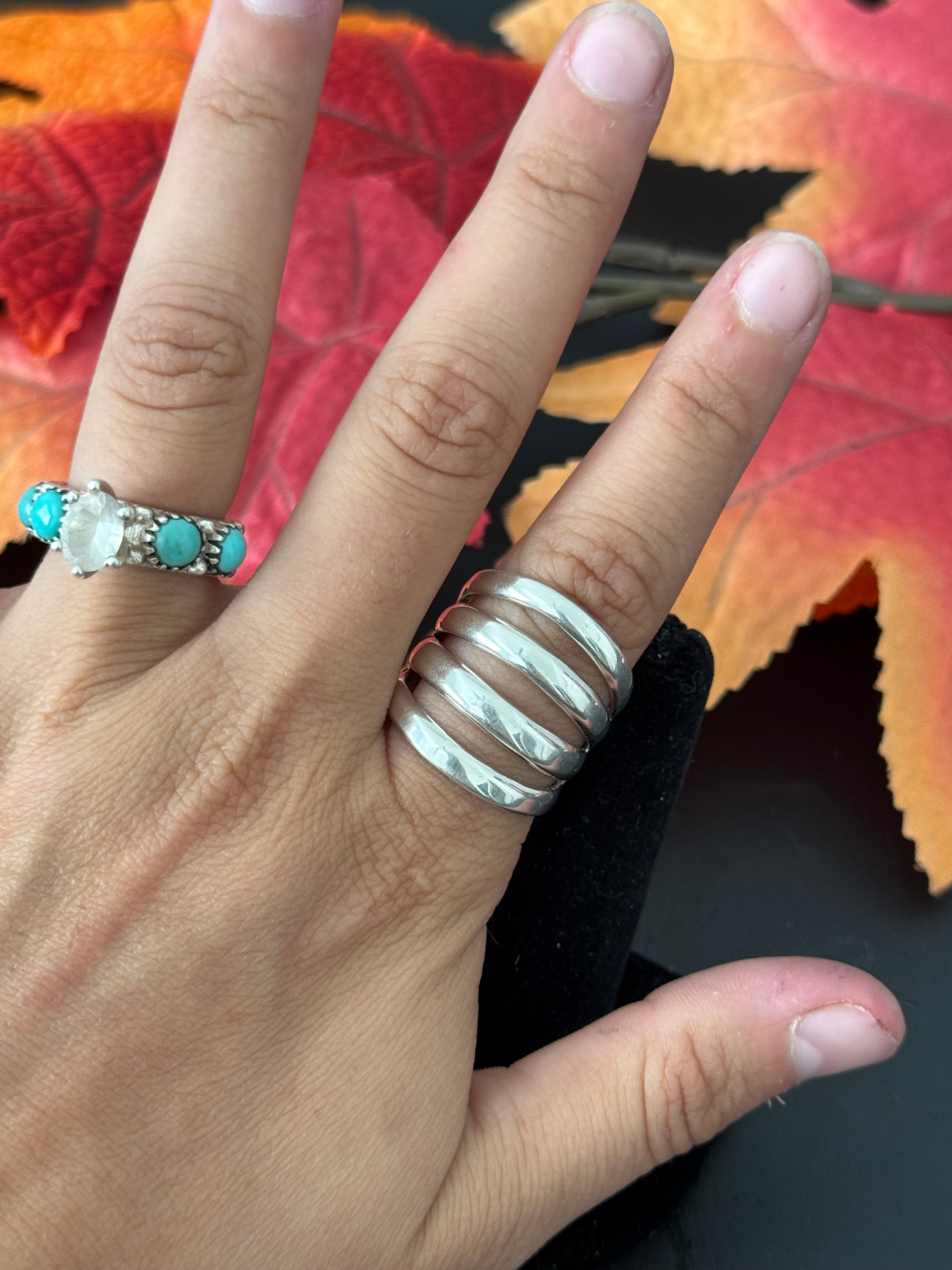 Navajo Made Sterling Silver Ring