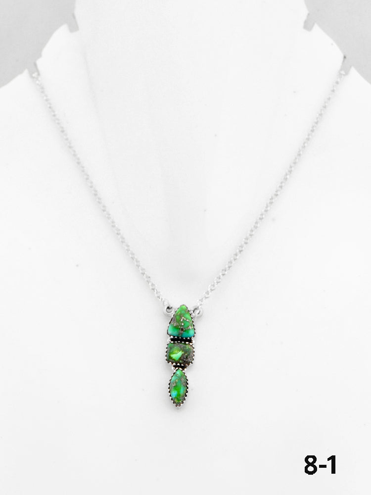 Southwest Made Sonoran Gold & Sterling Silver Necklace