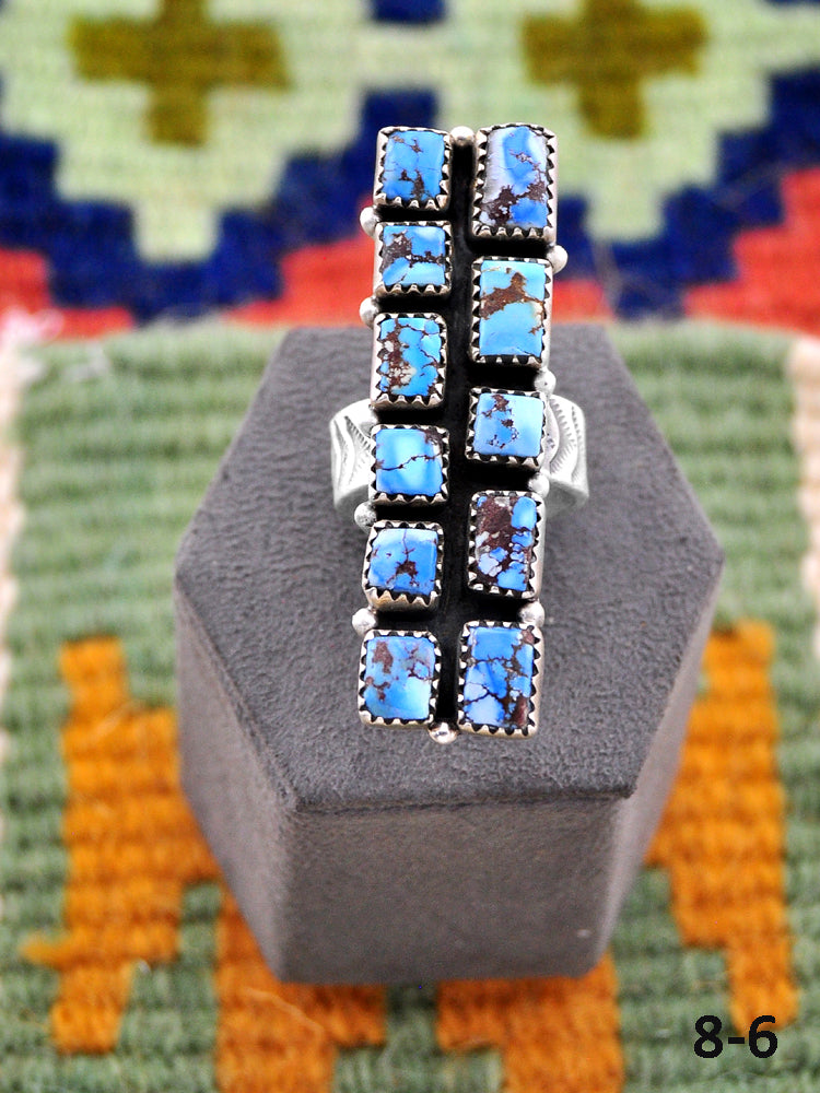 Southwest Made Golden Hills Adjustable Ring