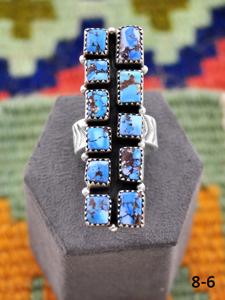 Southwest Made Golden Hills Adjustable Ring