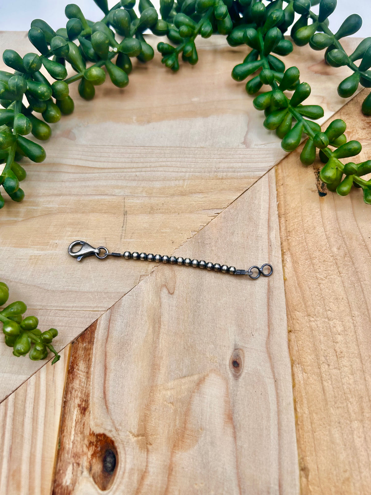 Navajo Strung Sterling Silver Extender