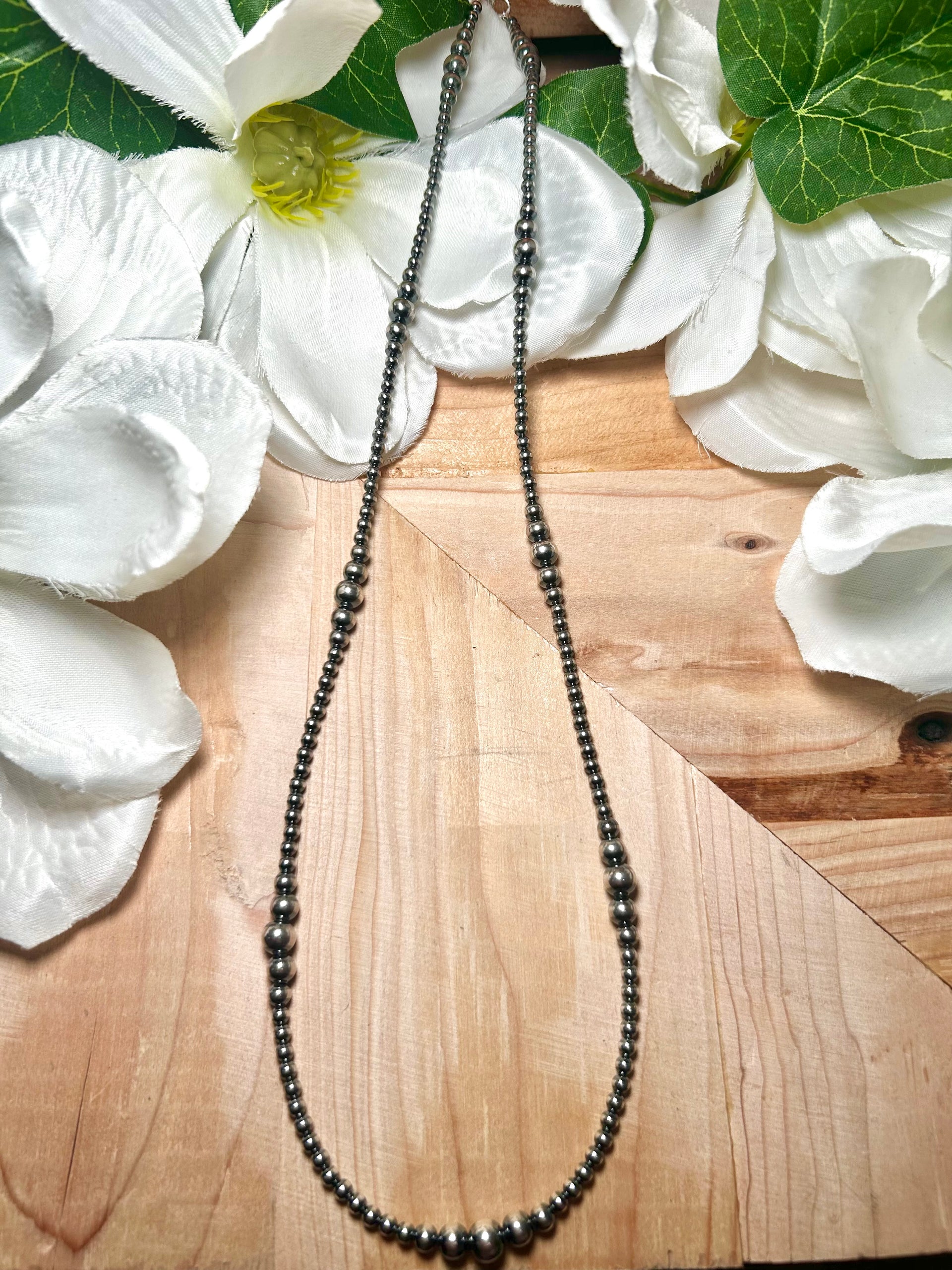 Navajo Made Sterling Silver Necklace