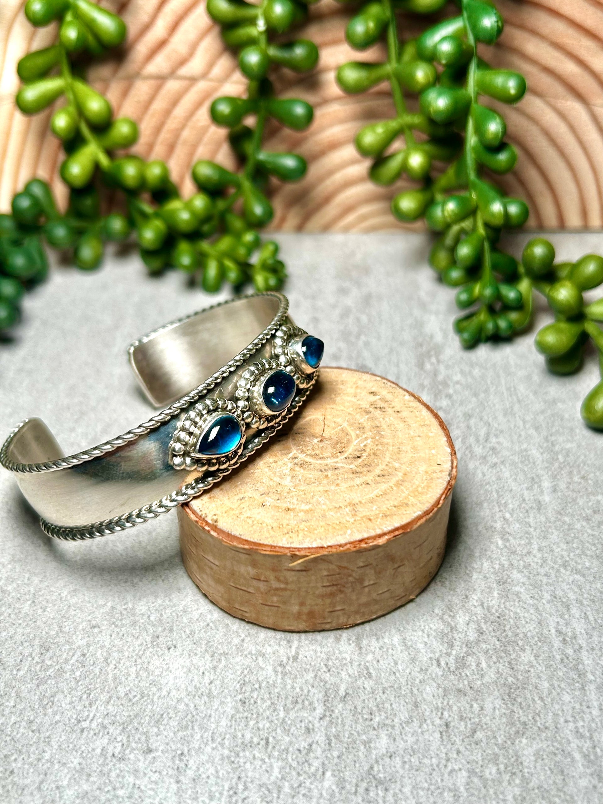 Richard Long SR. & Sterling Silver Cuff Bracelet