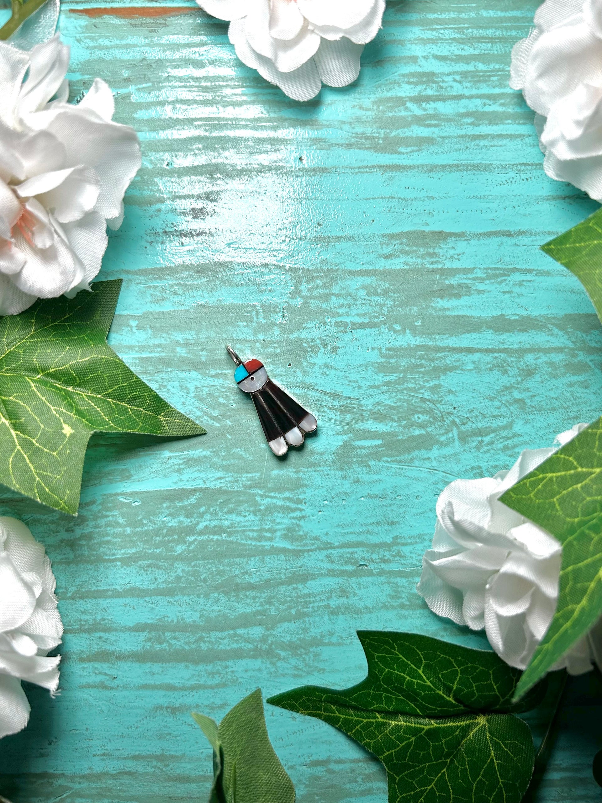 Carol Laliro Multi Stone & Sterling Silver Pendant