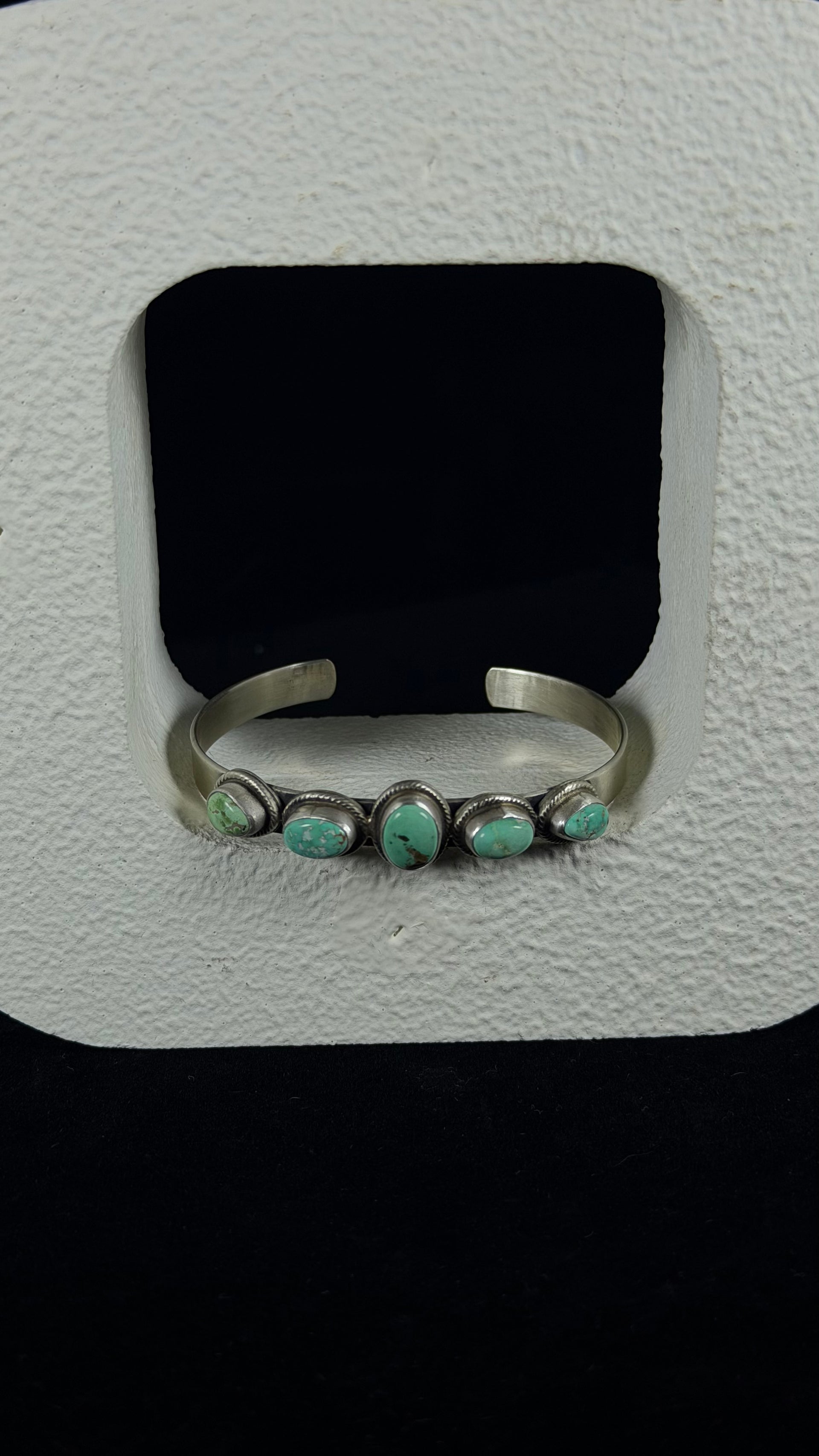 Kathleen Livingston Royston Turquoise & Sterling Silver Cuff Bracelet