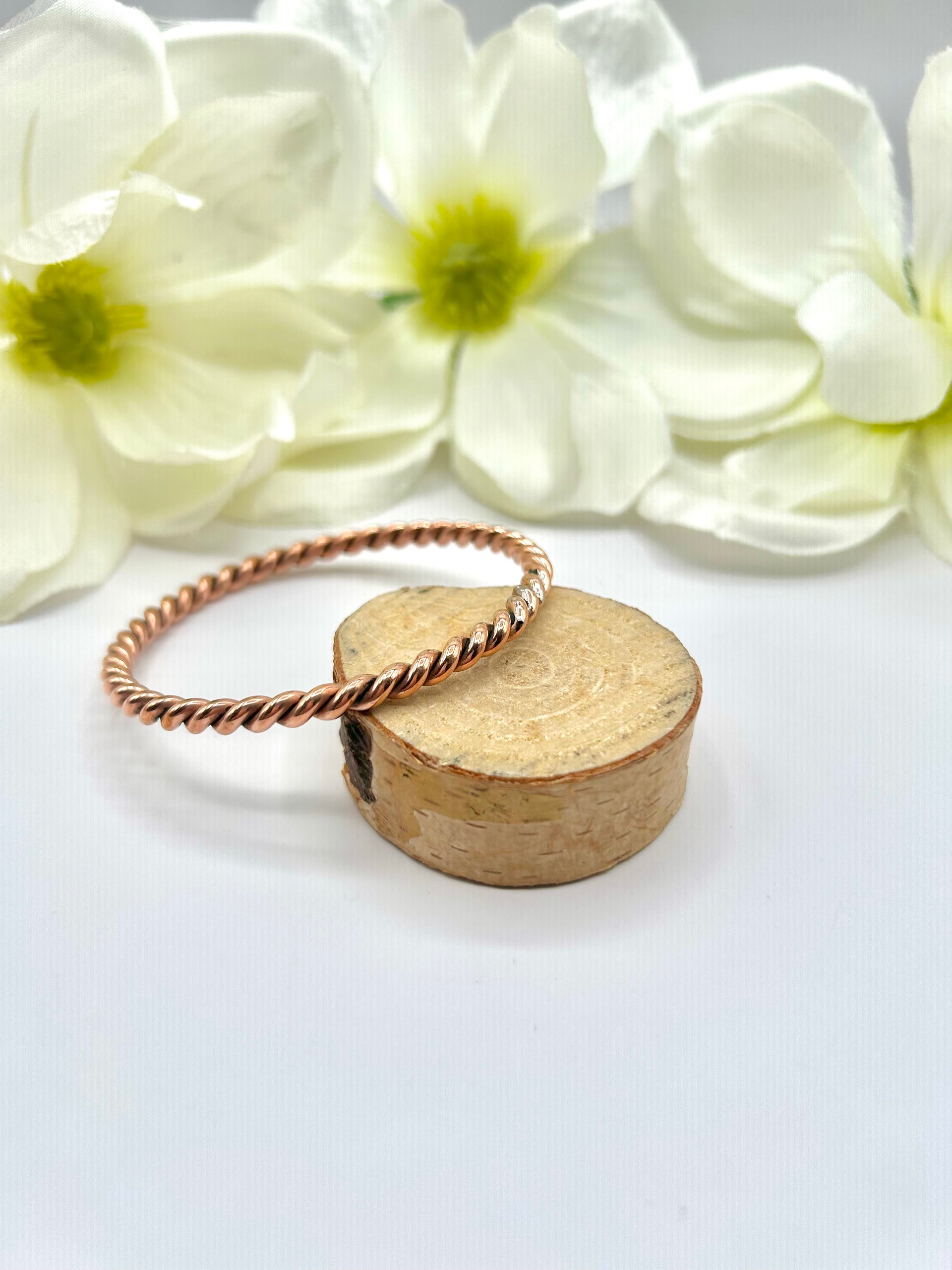 Navajo Made Copper Bangle Bracelet