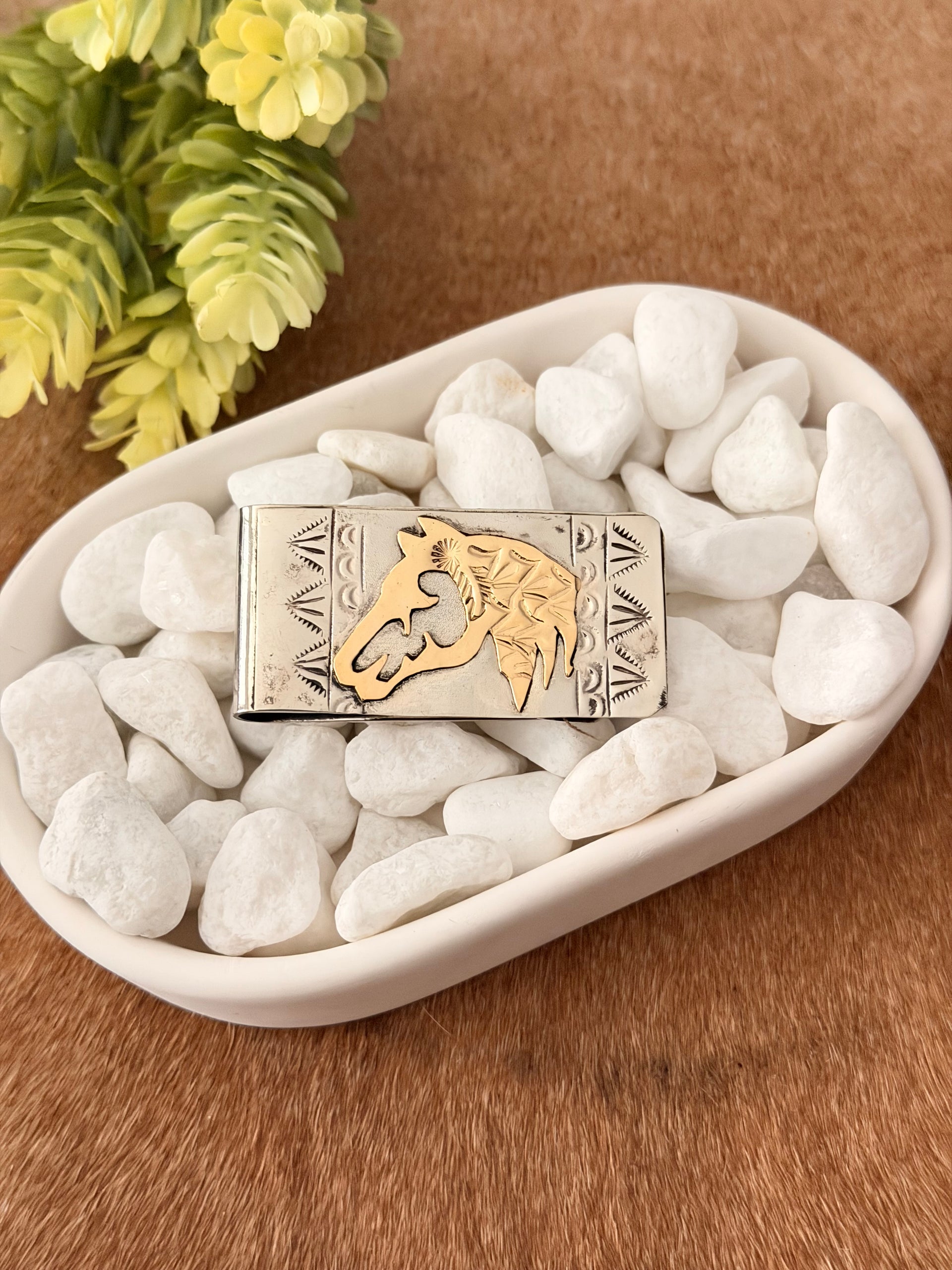 Navajo Made Sterling Silver Money Clip