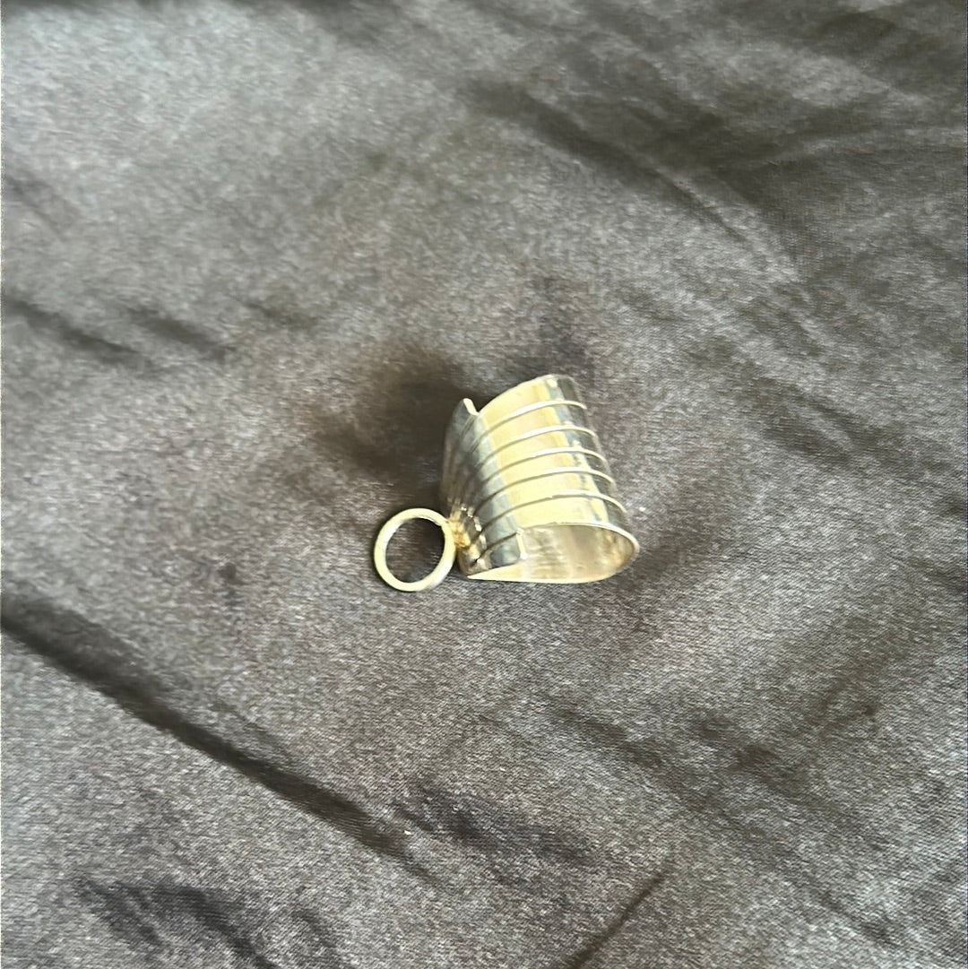Navajo Made Sterling Silver Bail