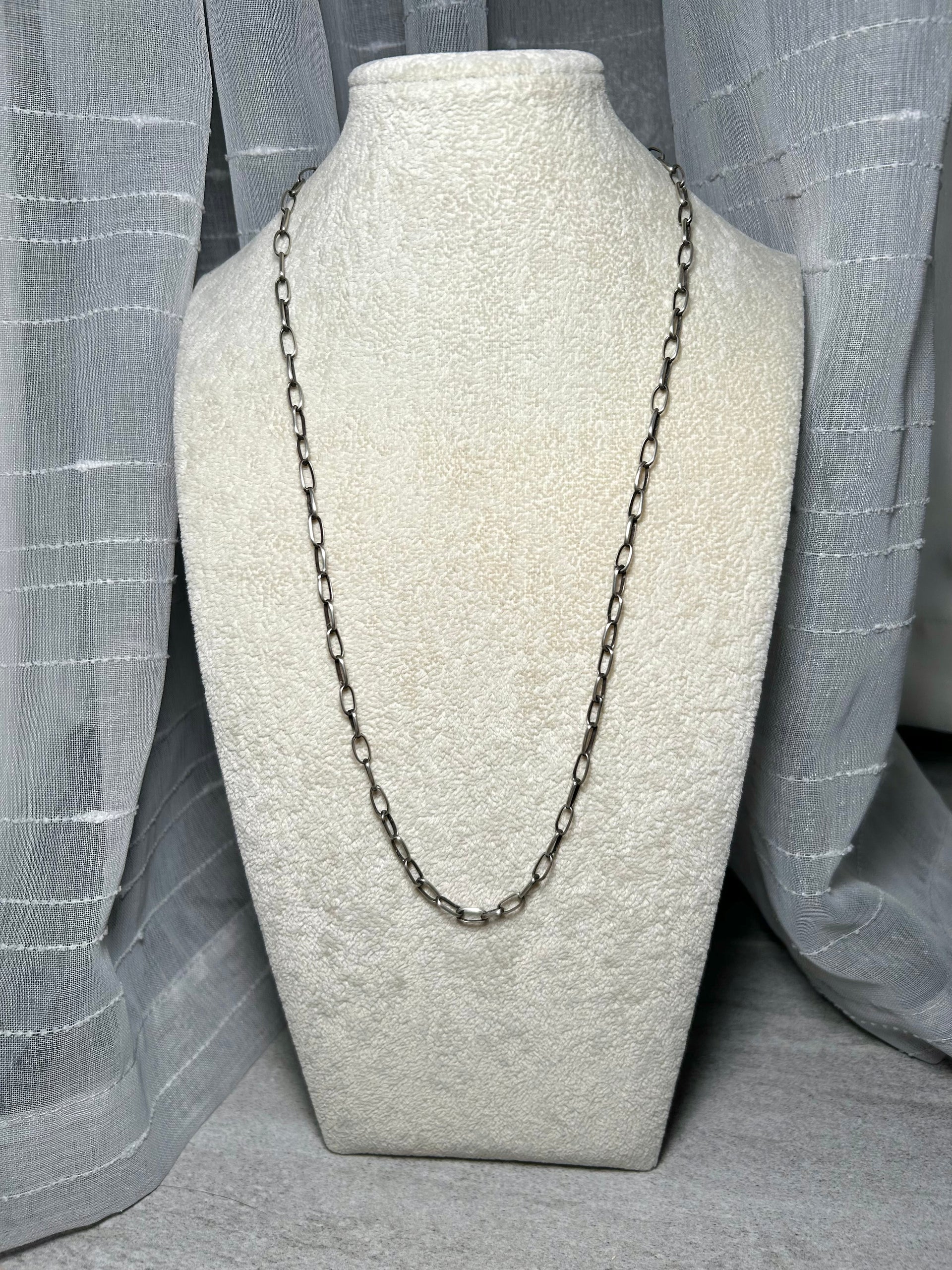 Navajo Made Sterling Silver Necklace