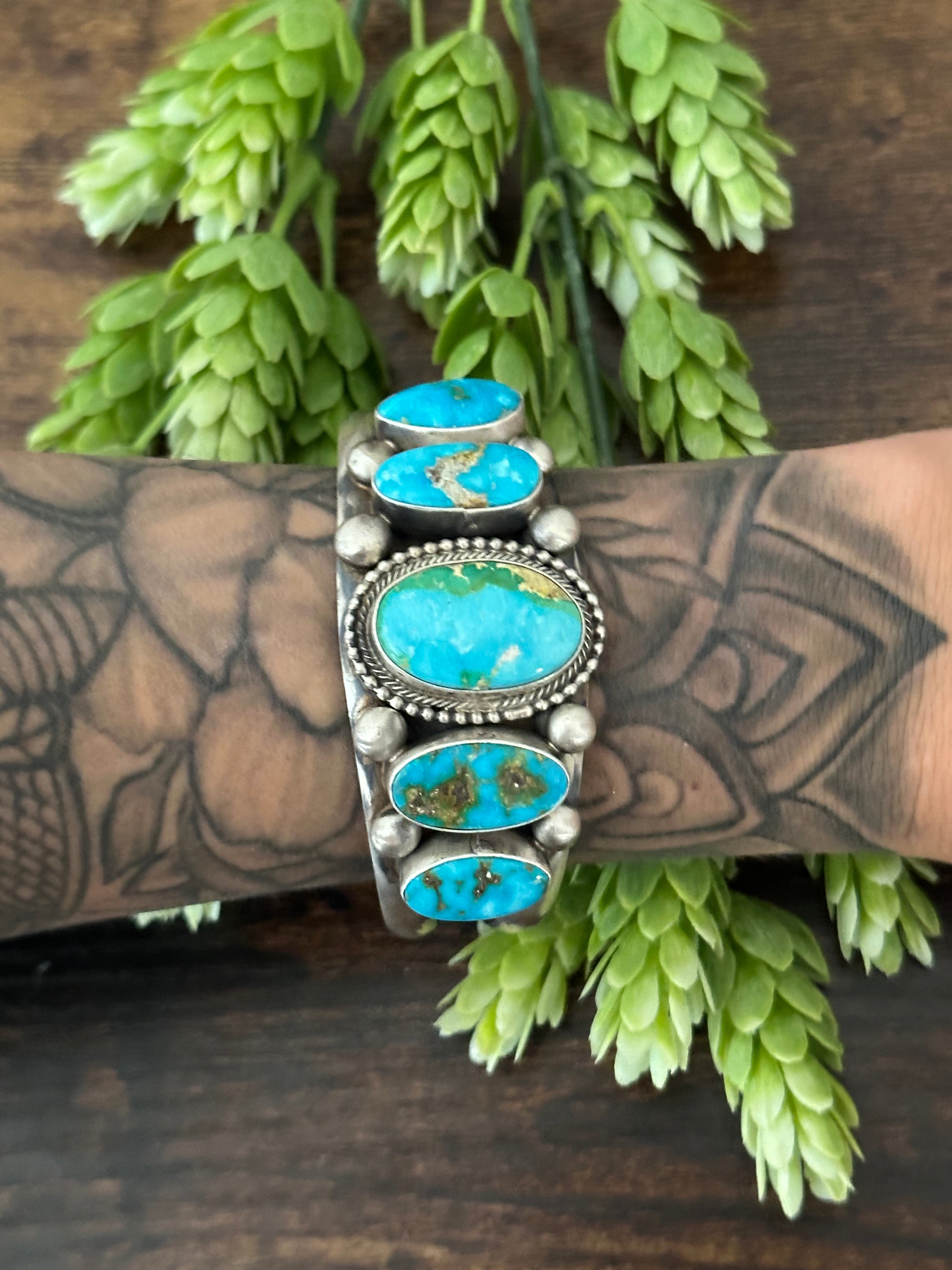 Kathleen Chavez Sonoran Mountain Turquoise & Sterling Silver Cuff Bracelet