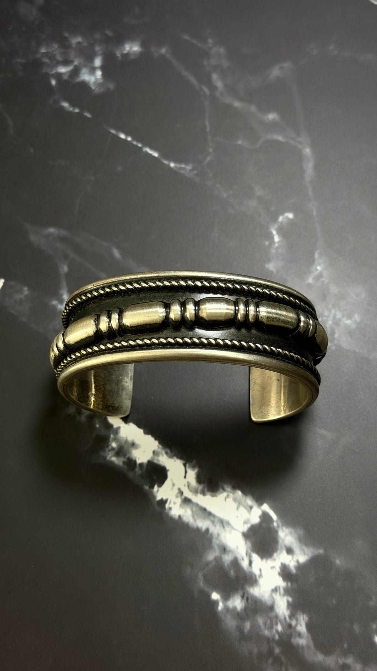 Leander Tahe Sterling Silver Cuff Bracelet