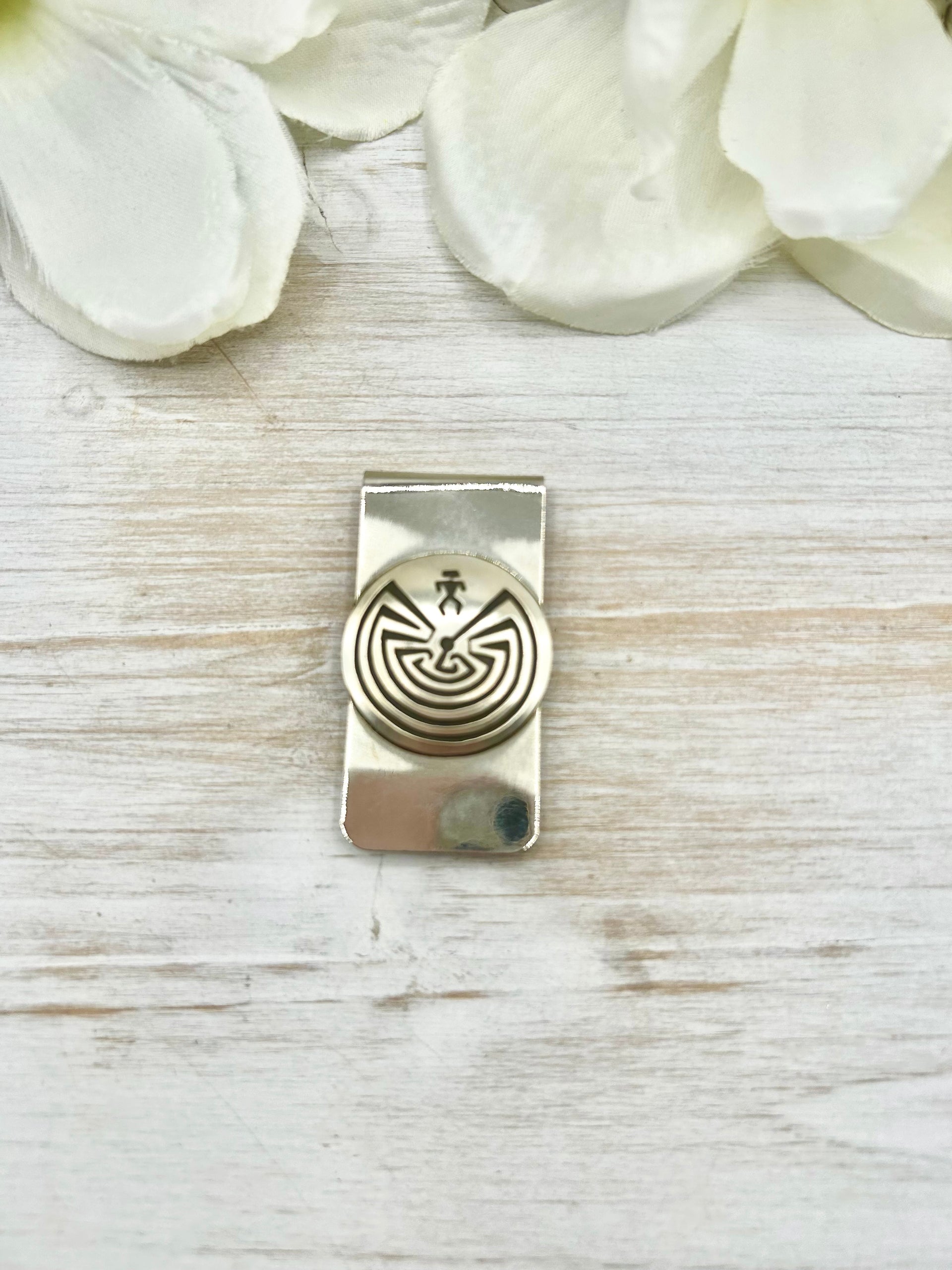 Navajo Made Sterling Silver  Money Clip