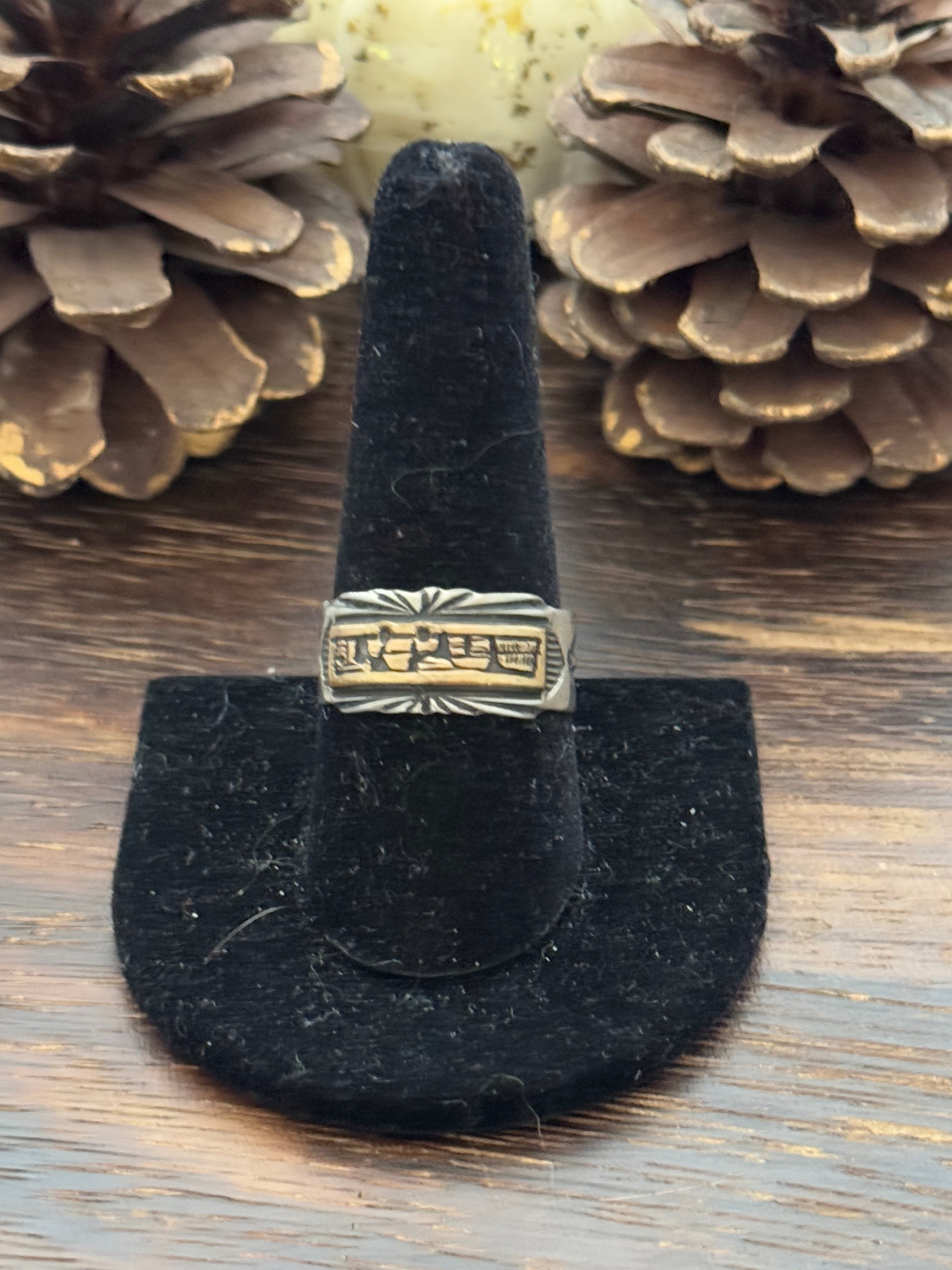 Navajo Made Sterling Silver Ring