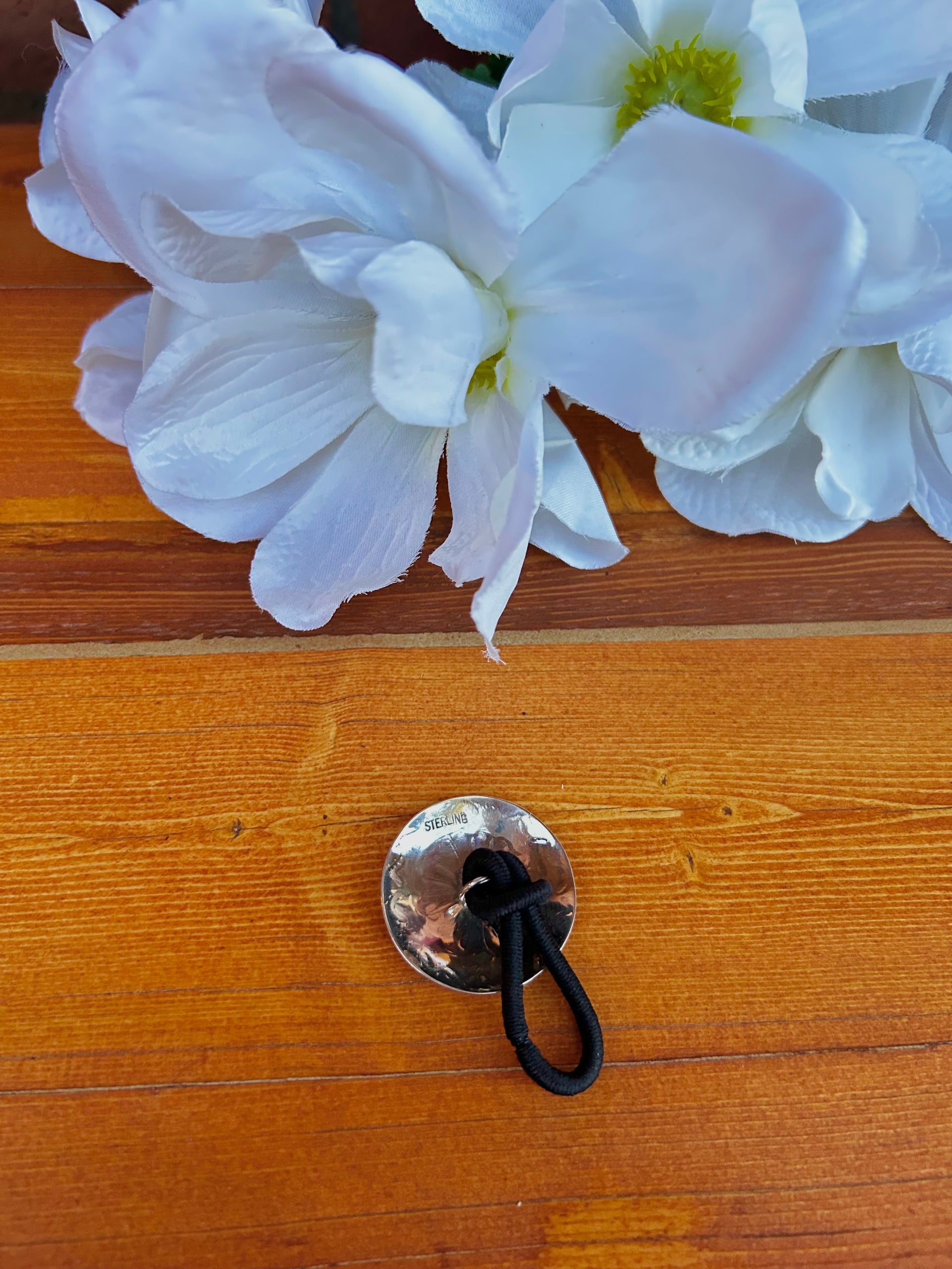 Navajo Made Sterling Silver Hair Tie